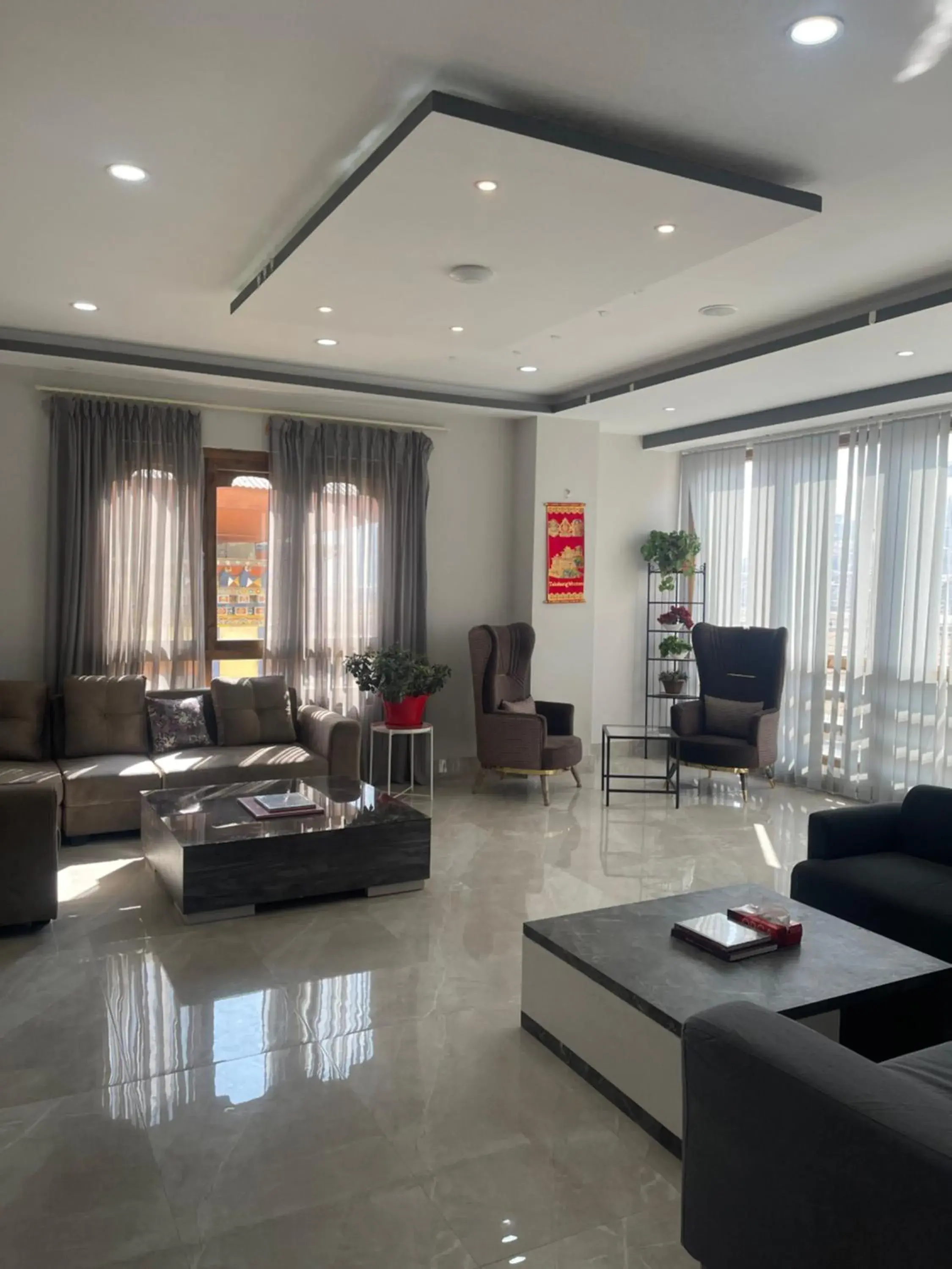 Living room in Yang Bhutan Hotel Living room in Yang Bhutan Hotel