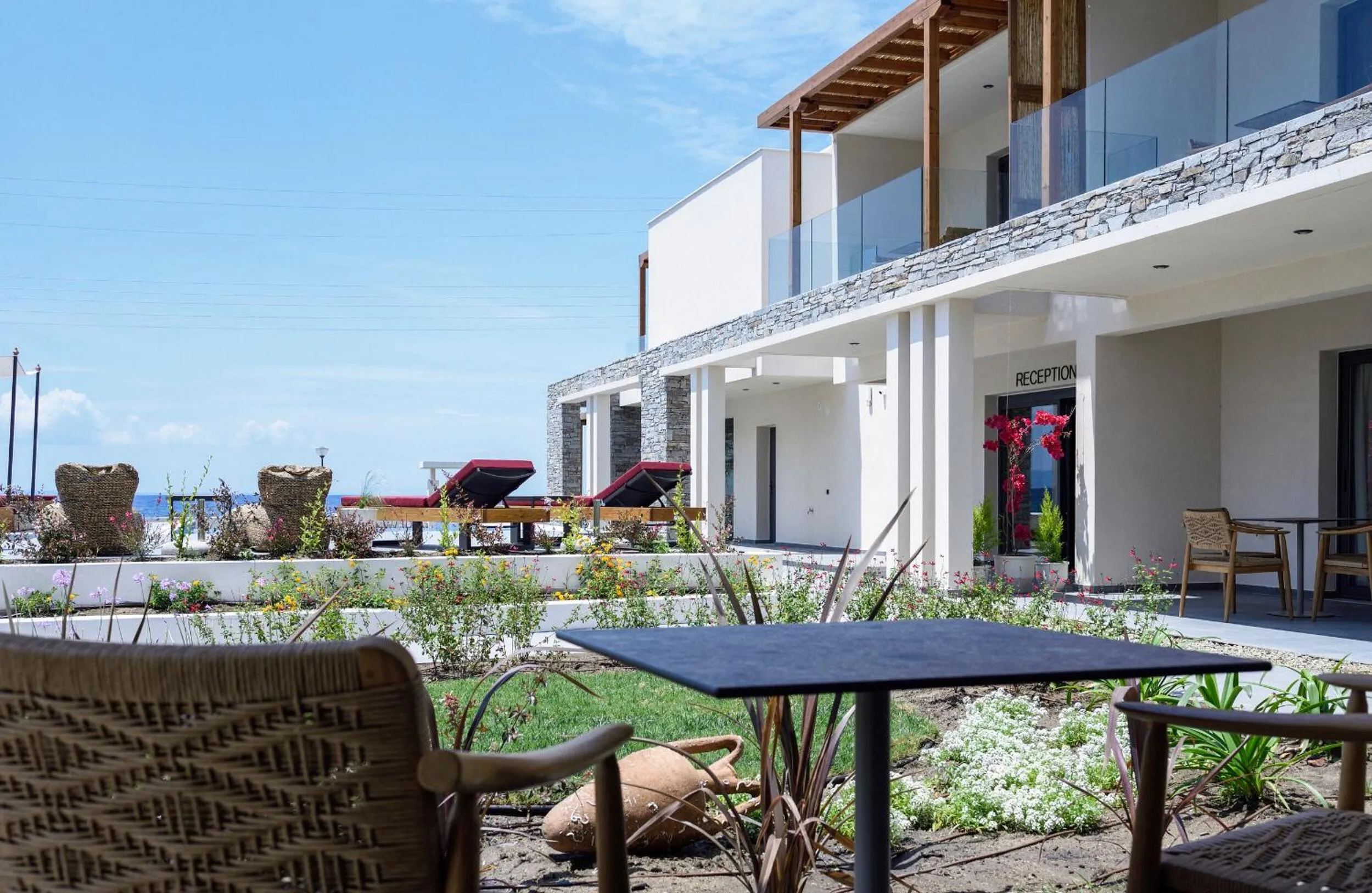 Balcony/Terrace in Amyntas Seafront Hotel