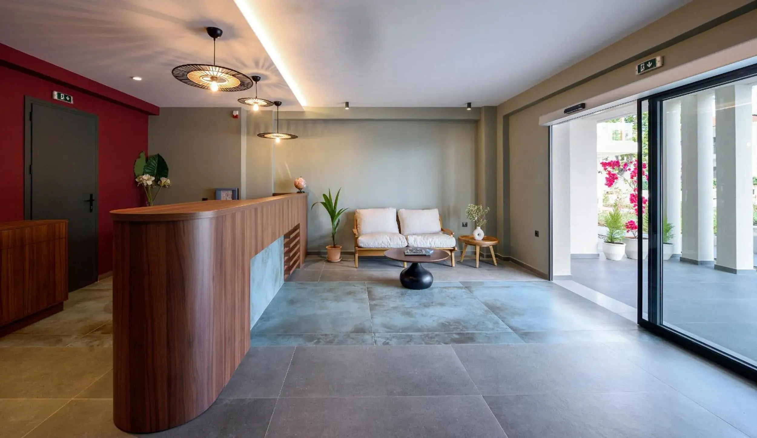 Lobby or reception in Amyntas Seafront Hotel Lobby or reception in Amyntas Seafront Hotel