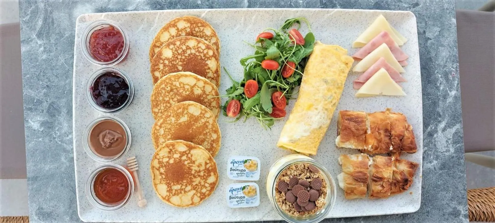 Breakfast in Amyntas Seafront Hotel