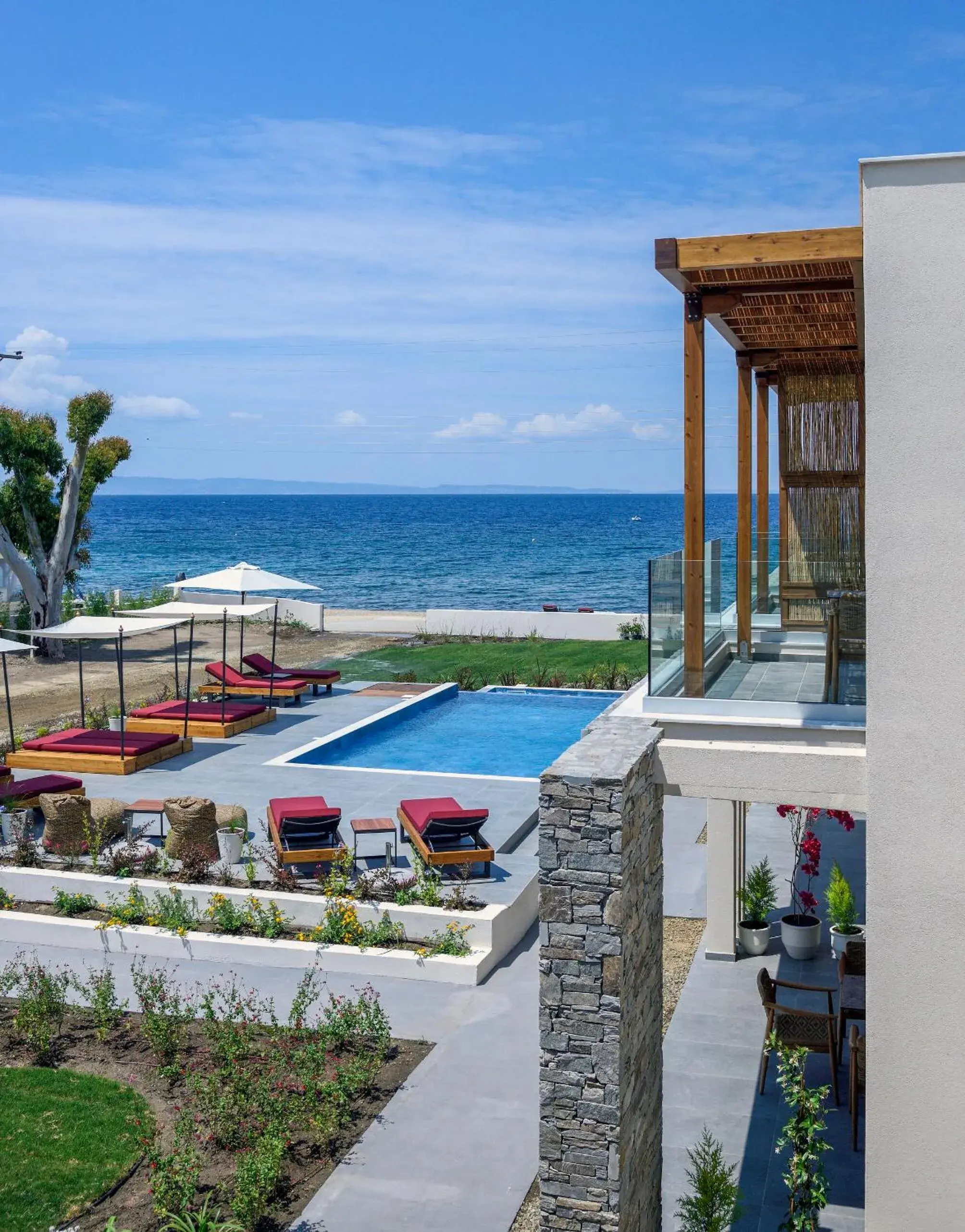 Property building in Amyntas Seafront Hotel Property building in Amyntas Seafront Hotel