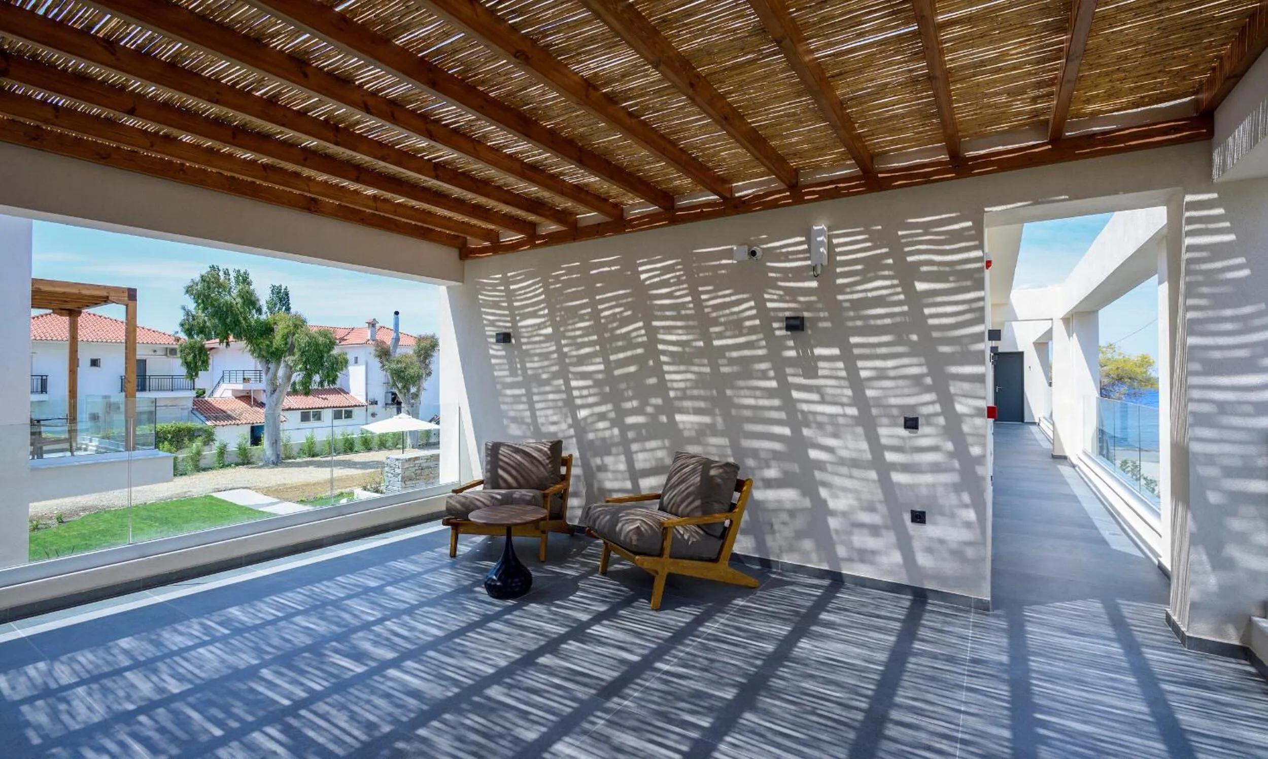 Seating area in Amyntas Seafront Hotel