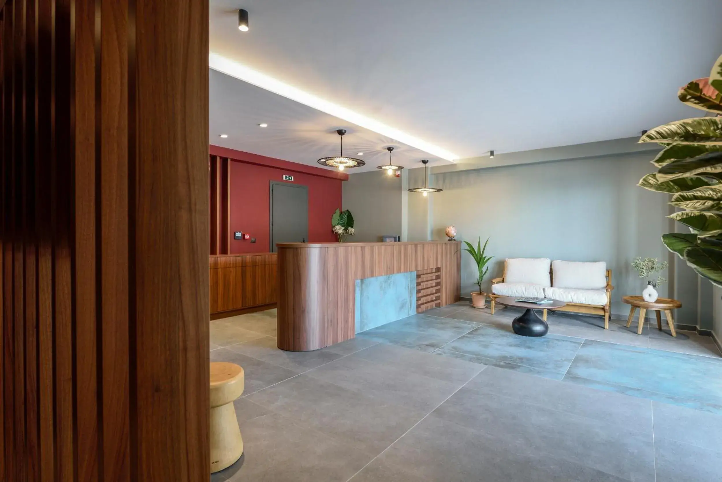 Lobby or reception in Amyntas Seafront Hotel Lobby or reception in Amyntas Seafront Hotel