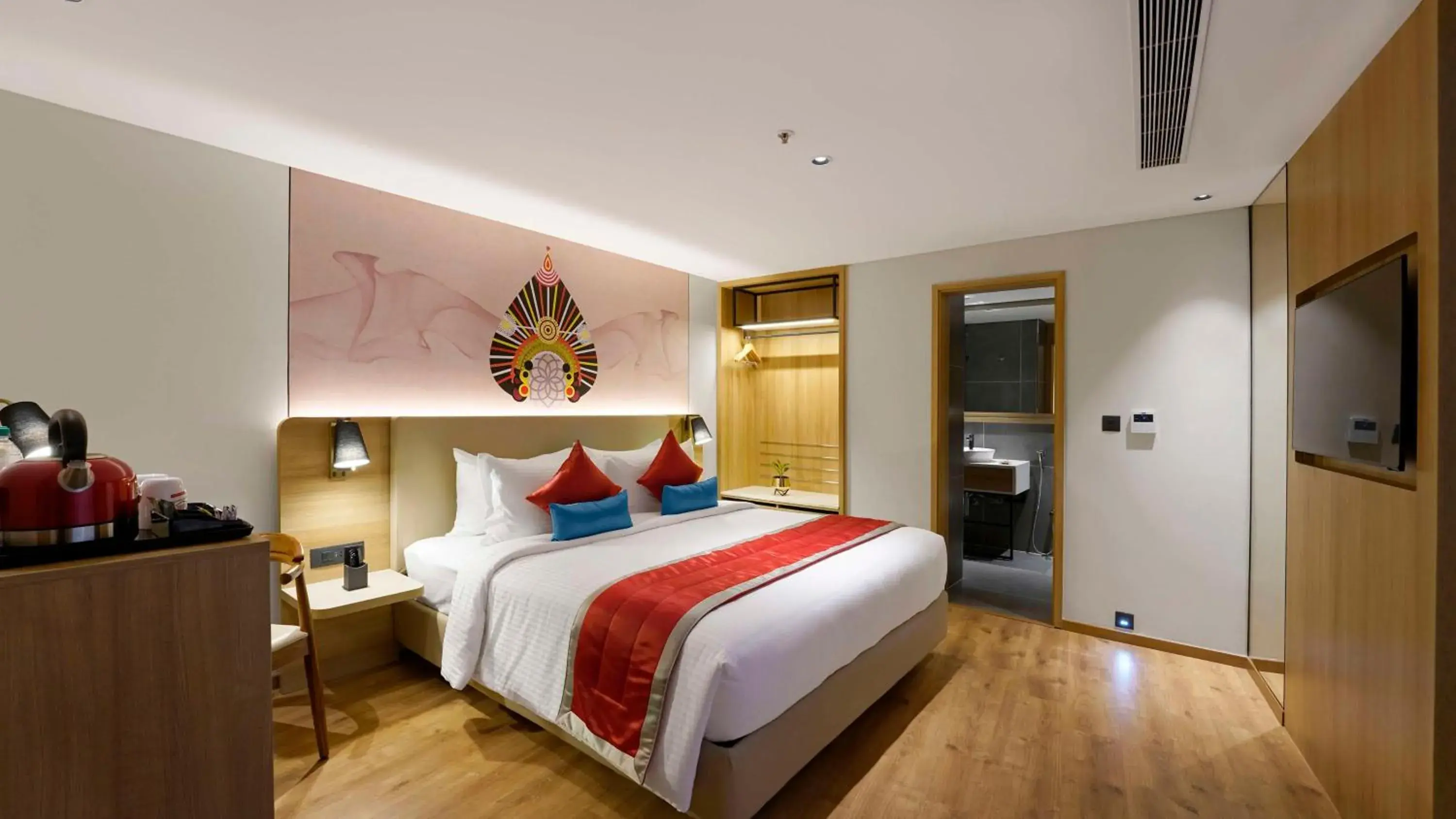 Bedroom, Bed in Aiden by Best Western Hennur Bengaluru Bedroom, Bed in Aiden by Best Western Hennur Bengaluru