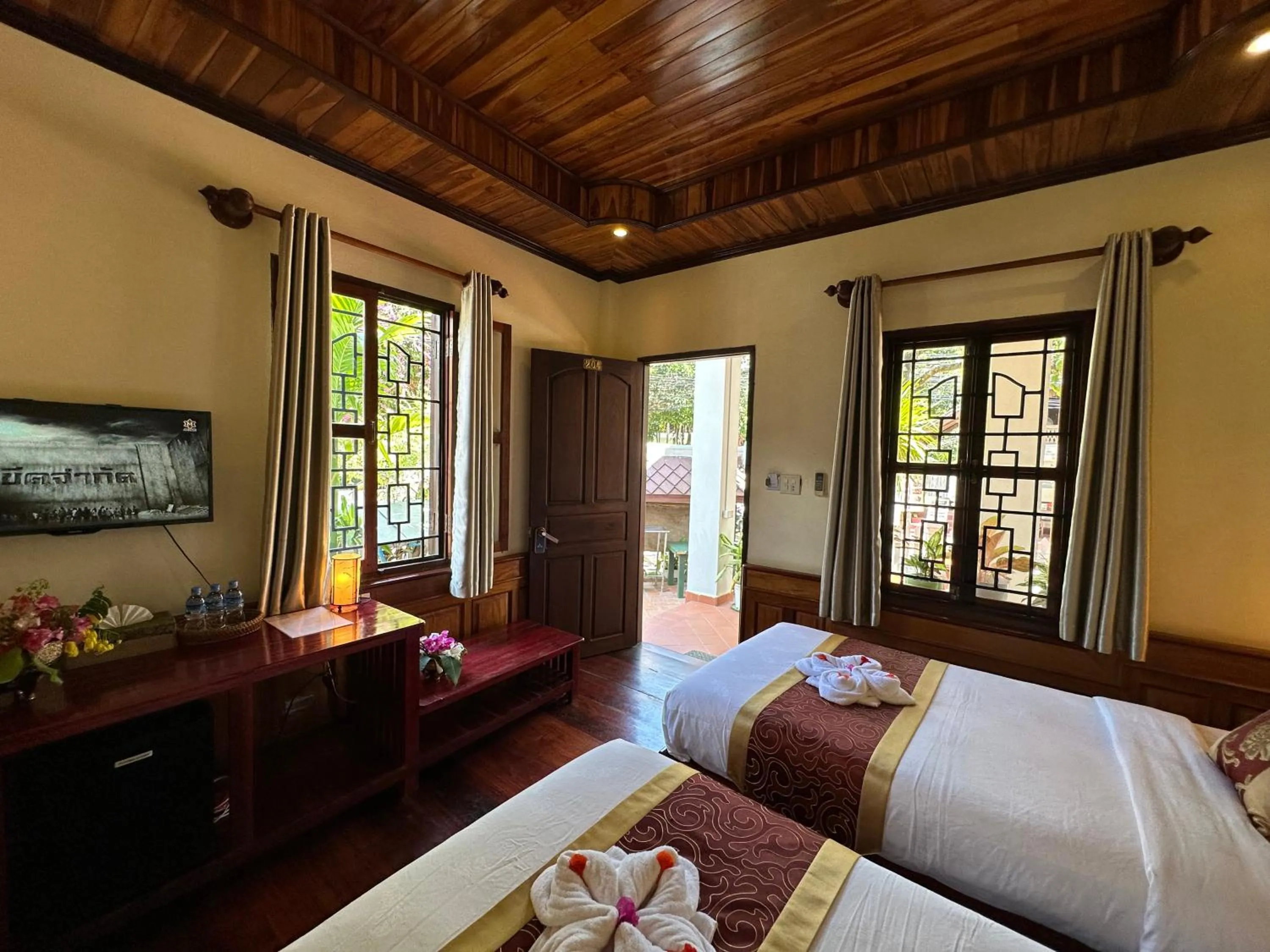 Bed in Ammata Boutique Villa