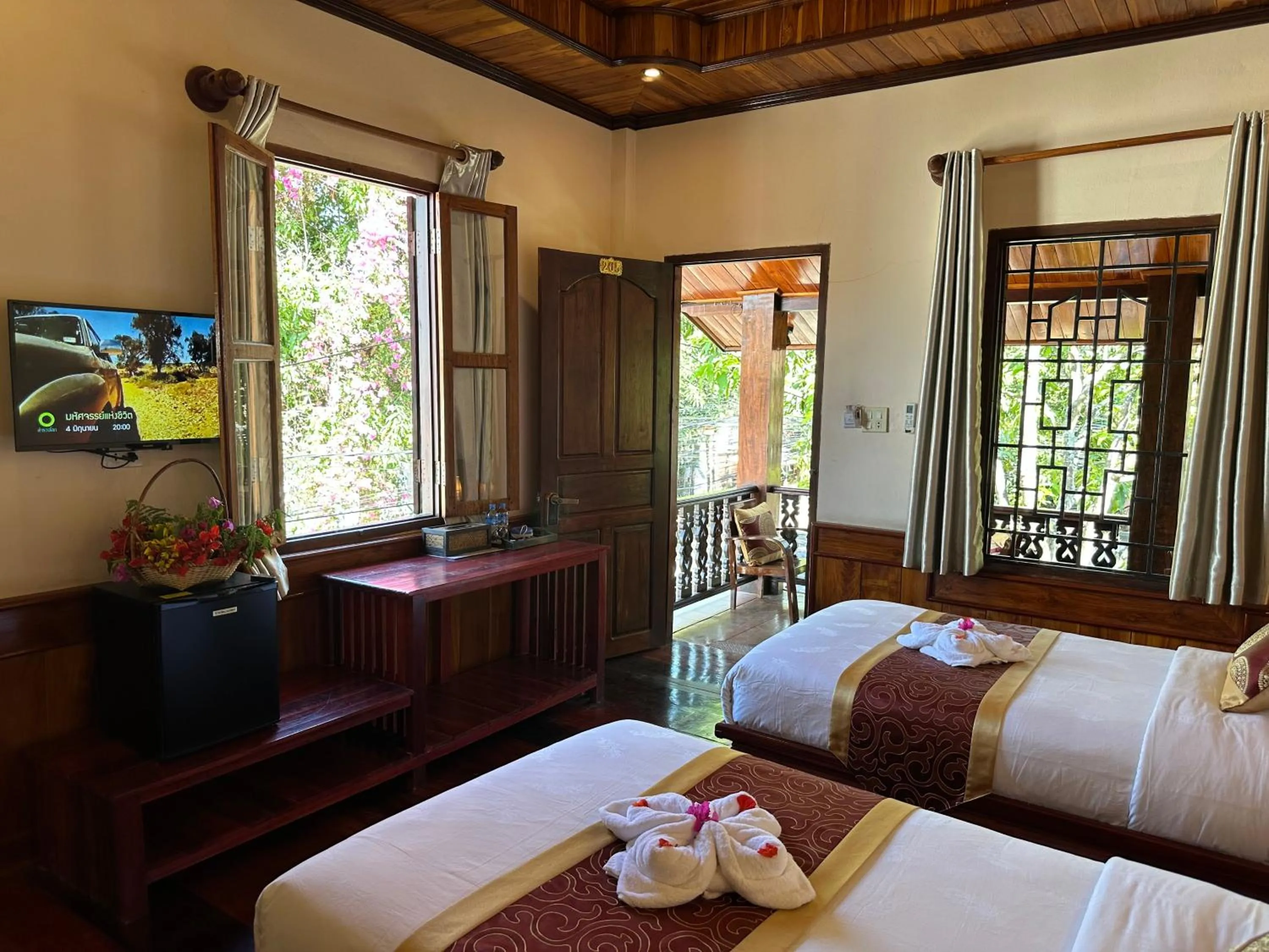 Bed in Ammata Boutique Villa
