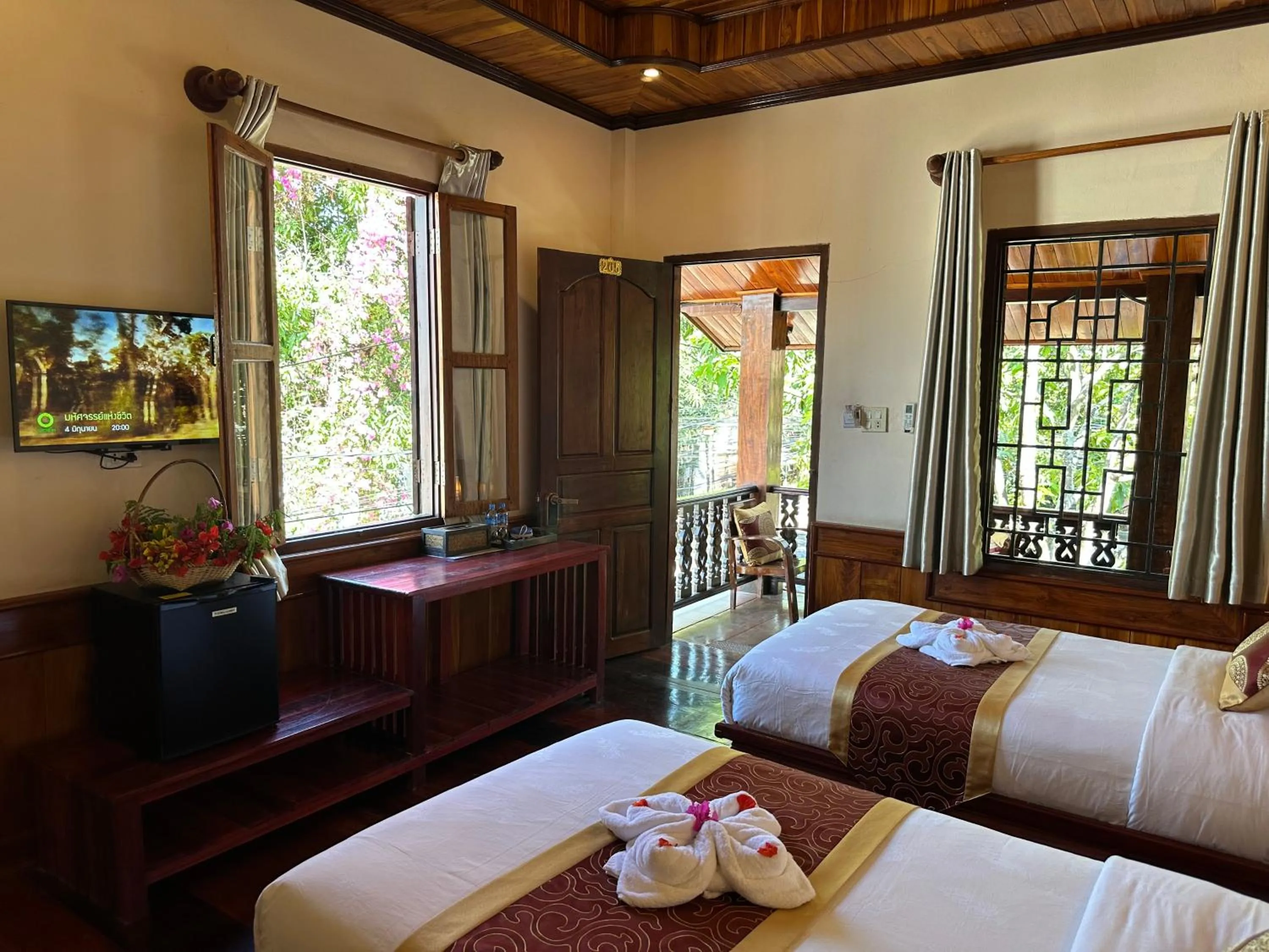Bed in Ammata Boutique Villa