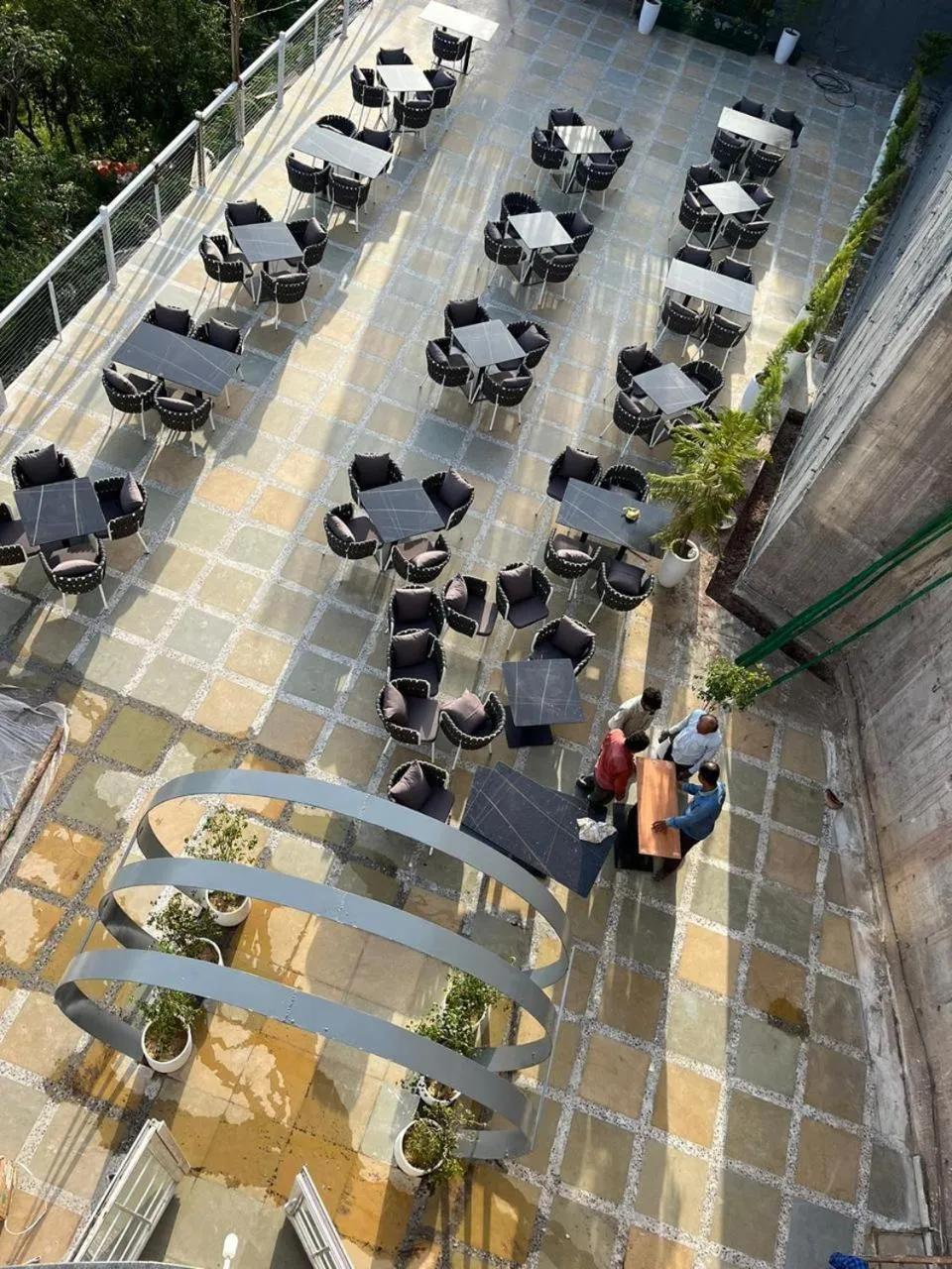 Seating area in Anantam Resort & Spa