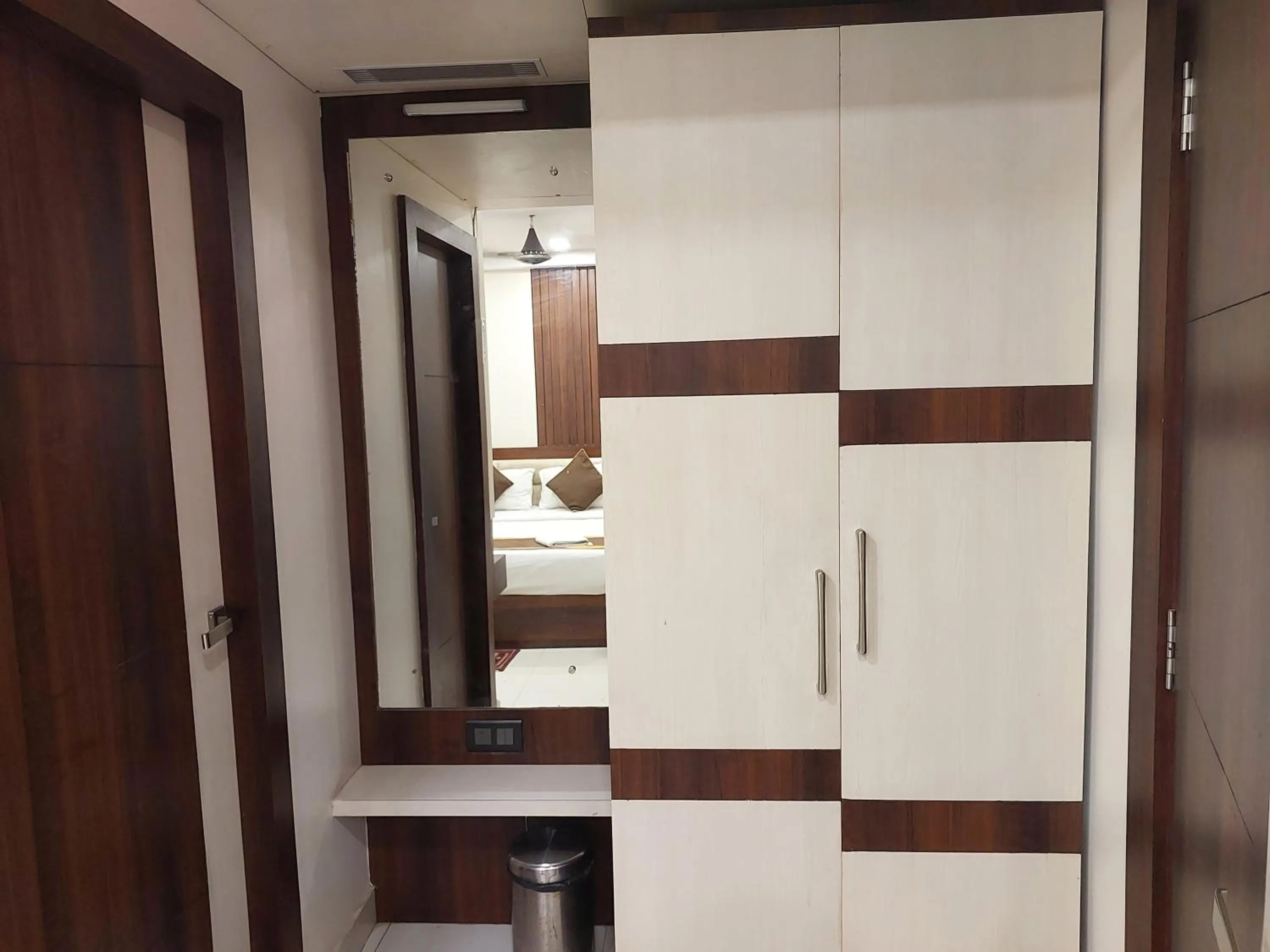 wardrobe in Hotel Silver Land New Digha with Rooftop Pool
