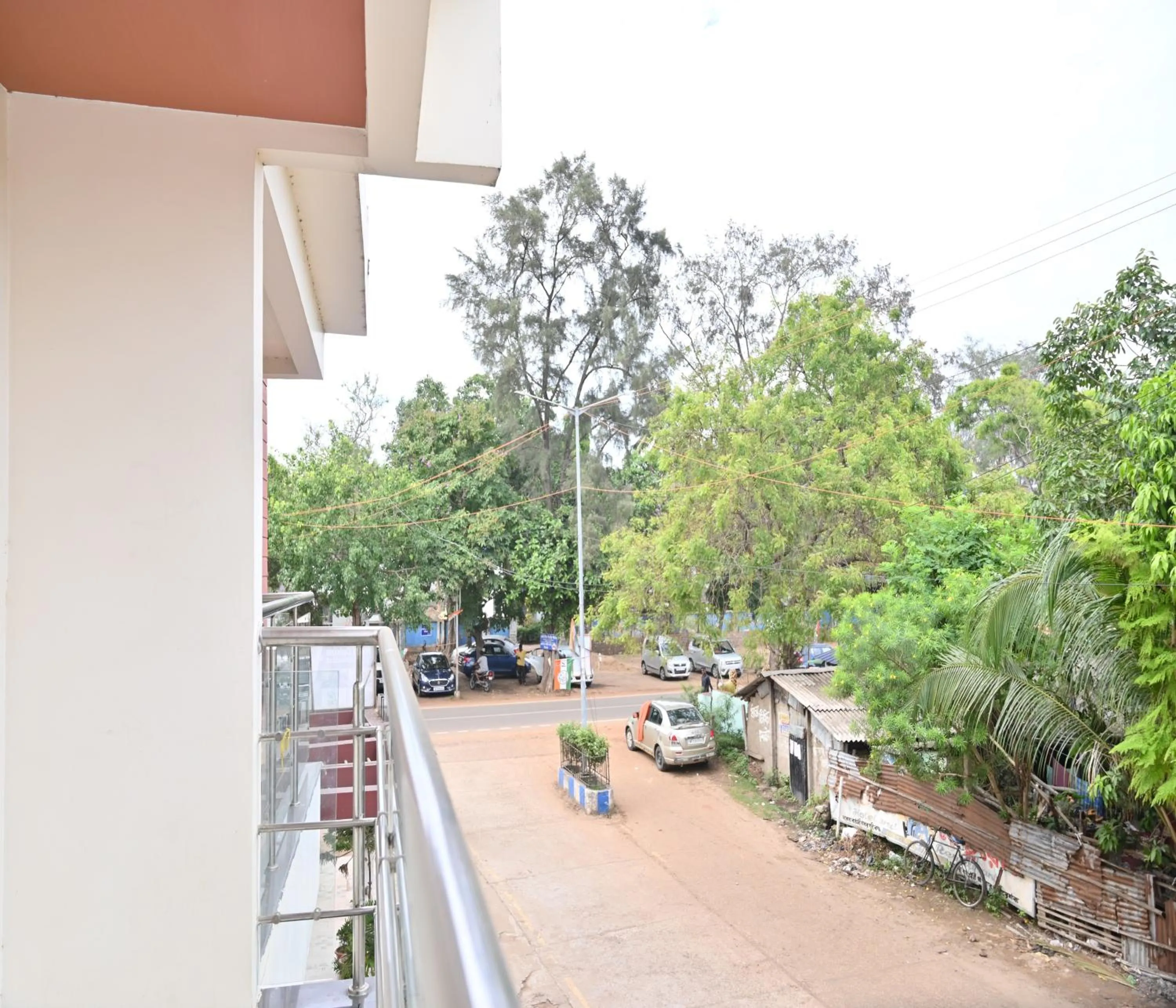 Balcony/Terrace in Hotel Silver Land New Digha with Rooftop Pool