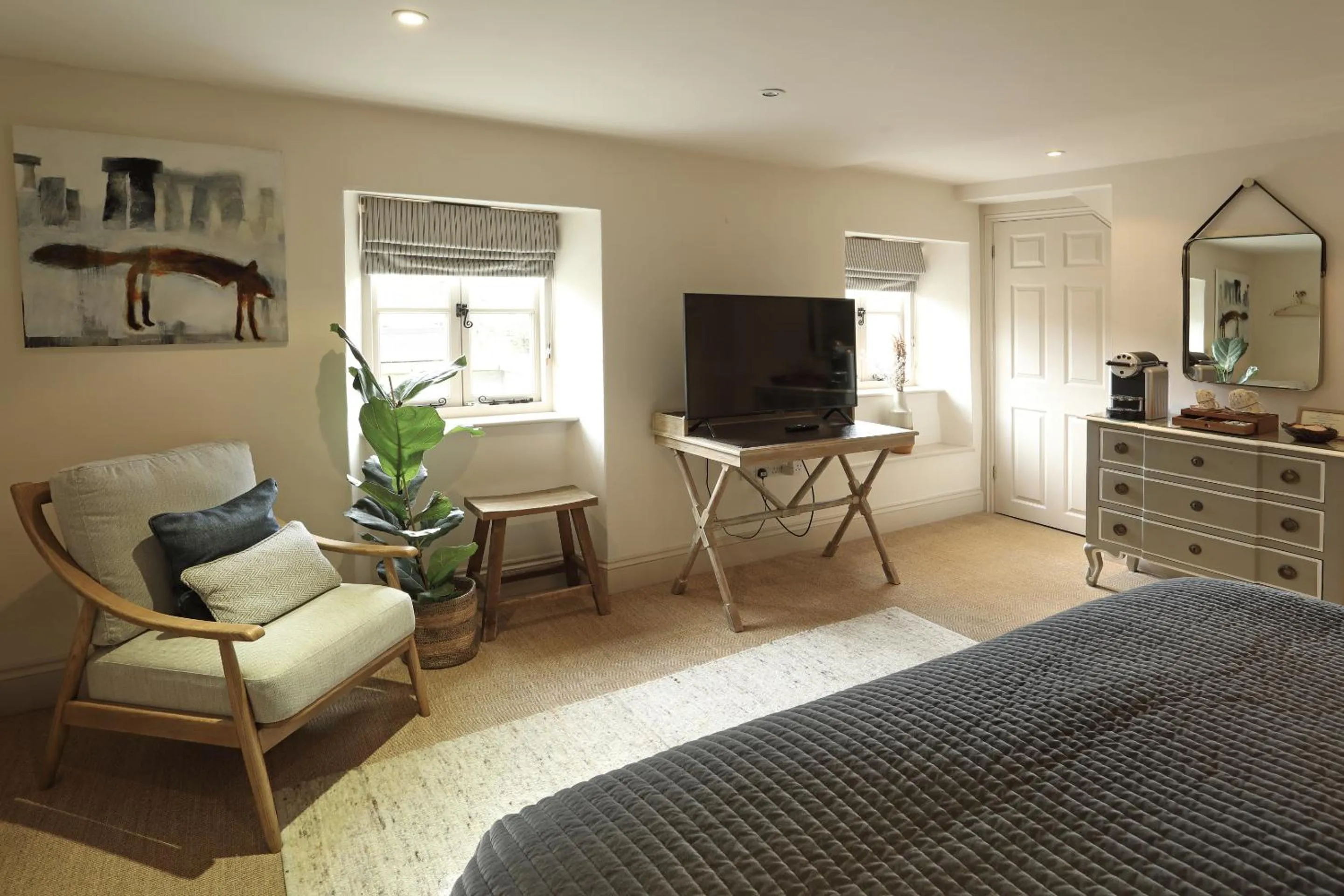 Bedroom in The Feathered Nest