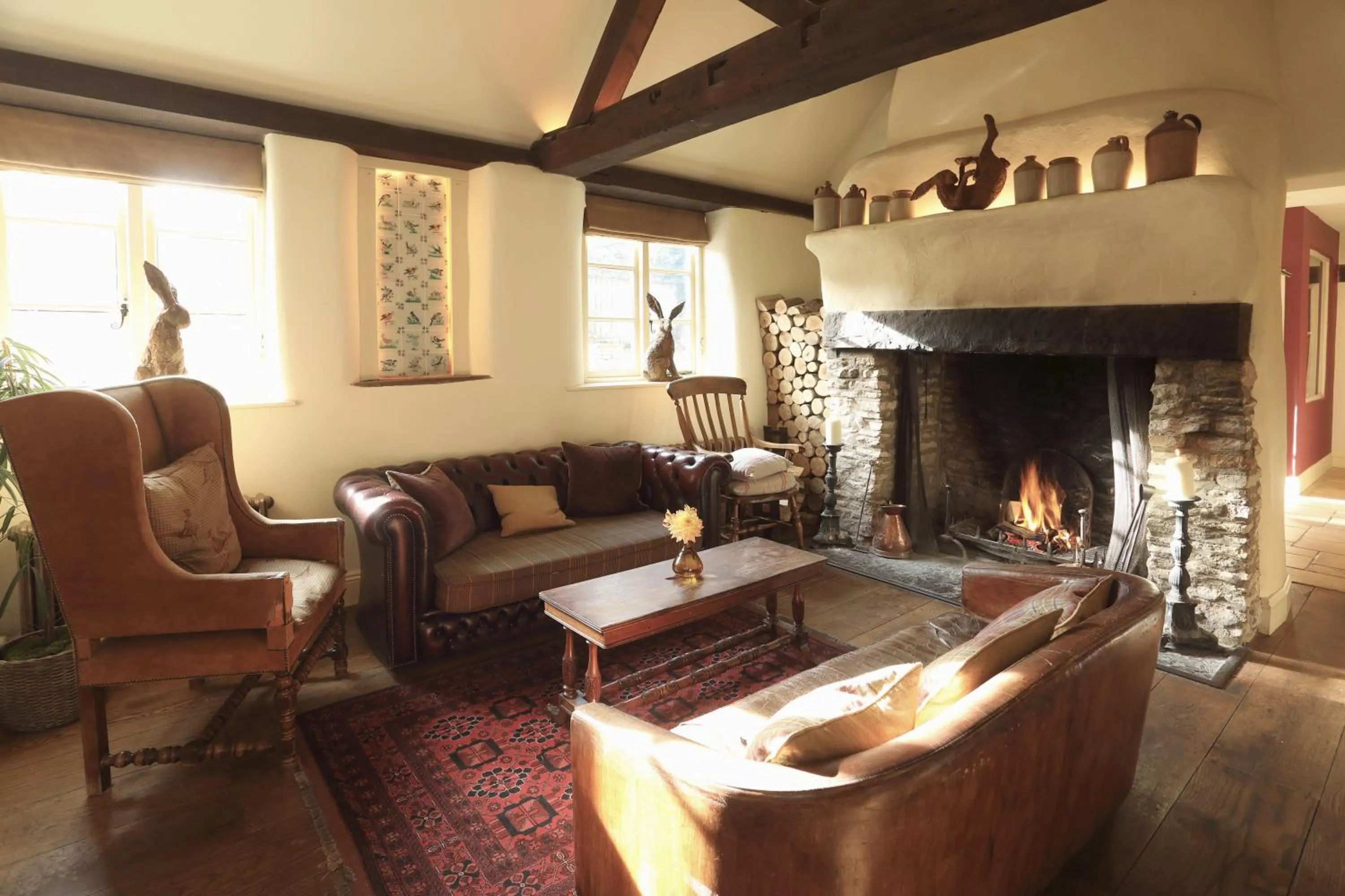 Seating area in The Feathered Nest Inn