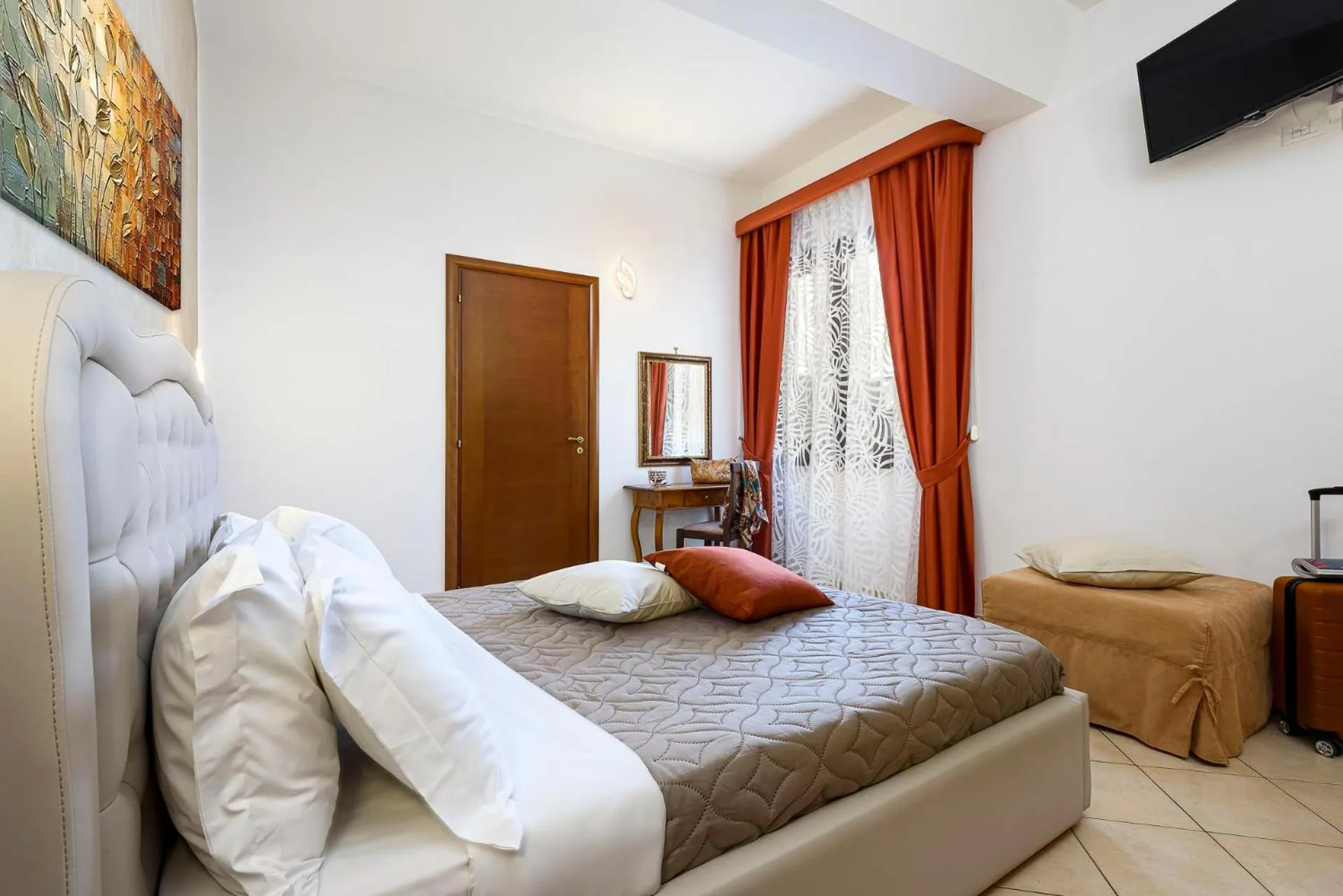 Bedroom, Bed in Hotel La Darsena