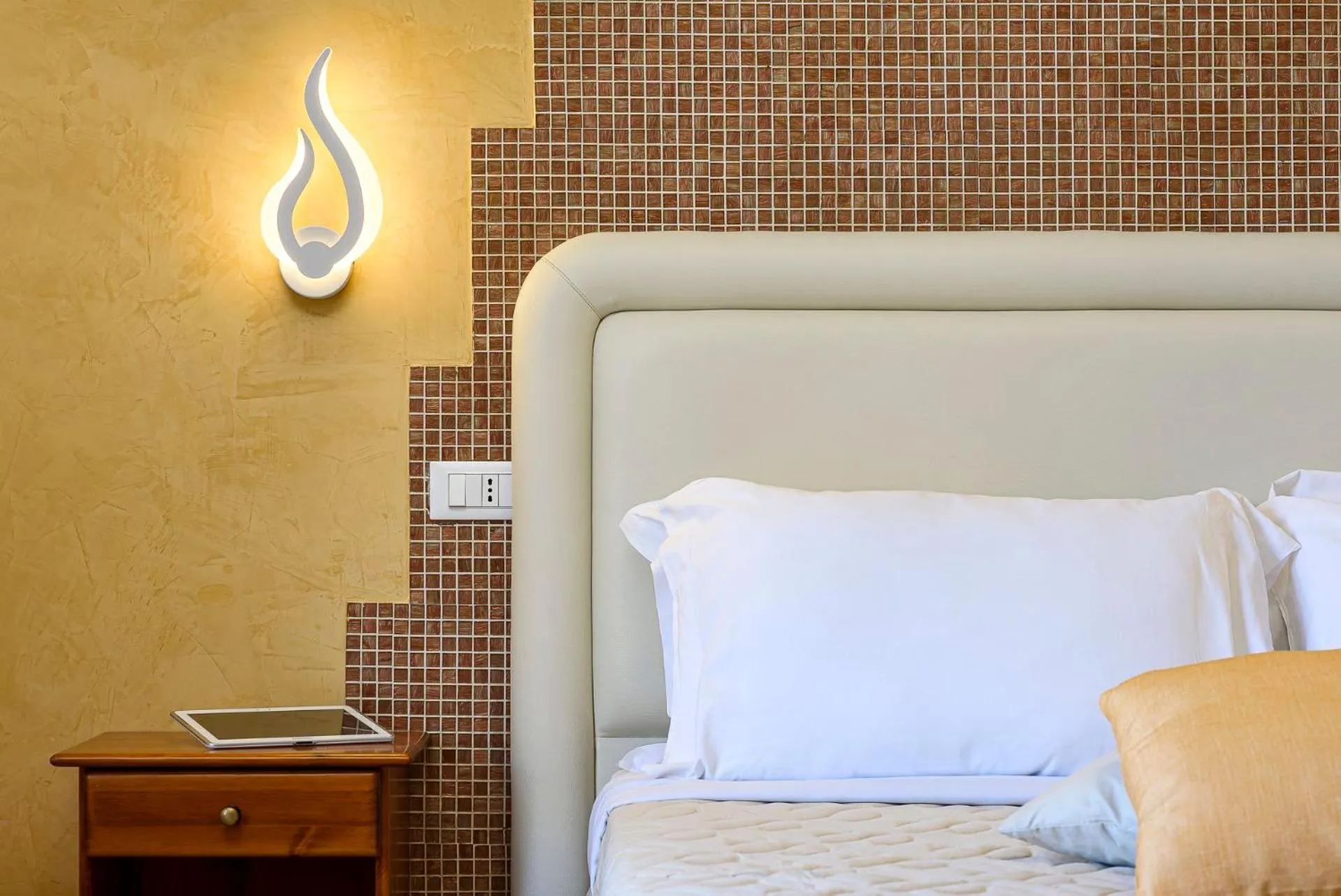 Bedroom, Bed in Hotel La Darsena