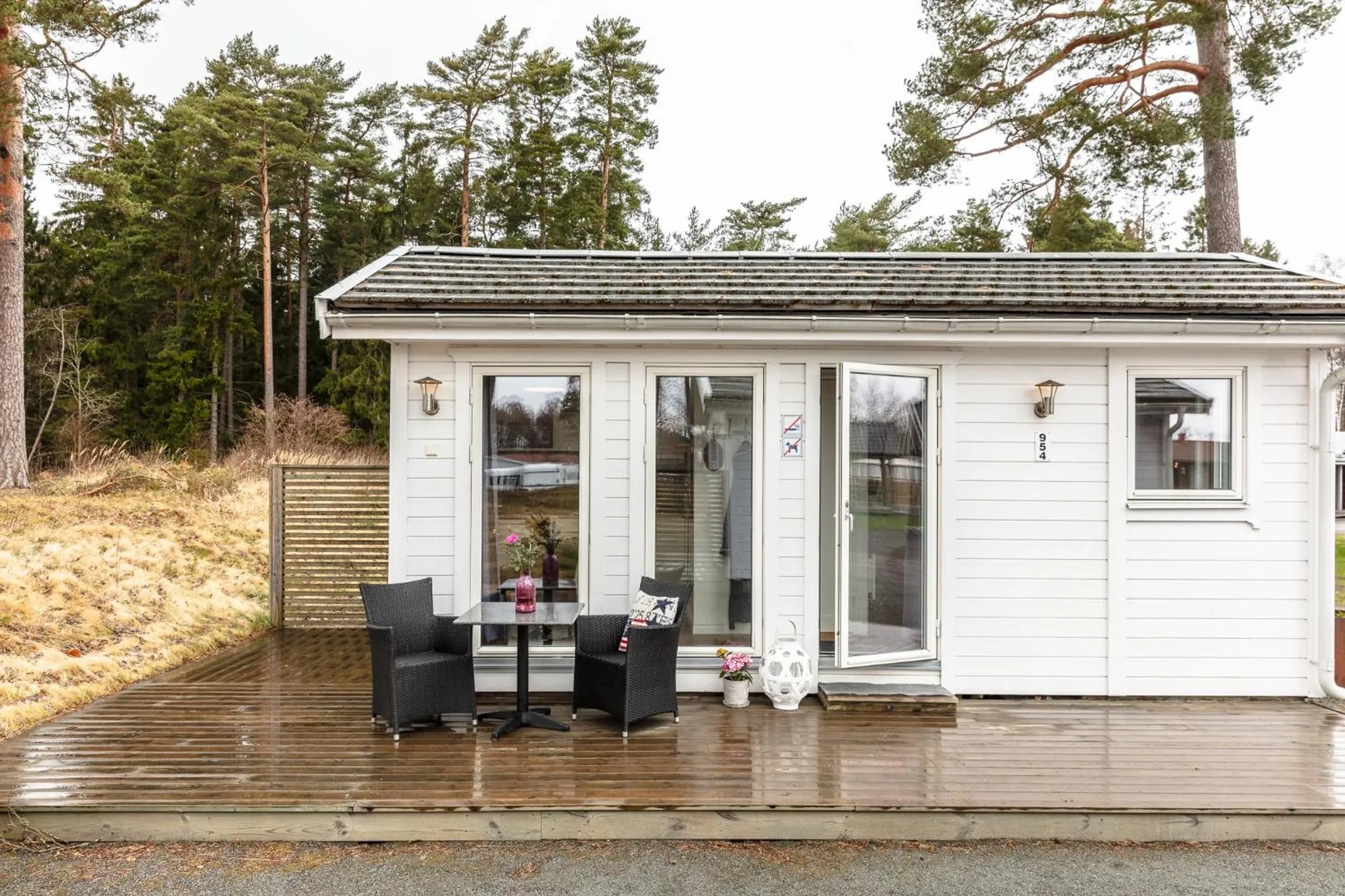 Patio in Kronocamping Lidköping