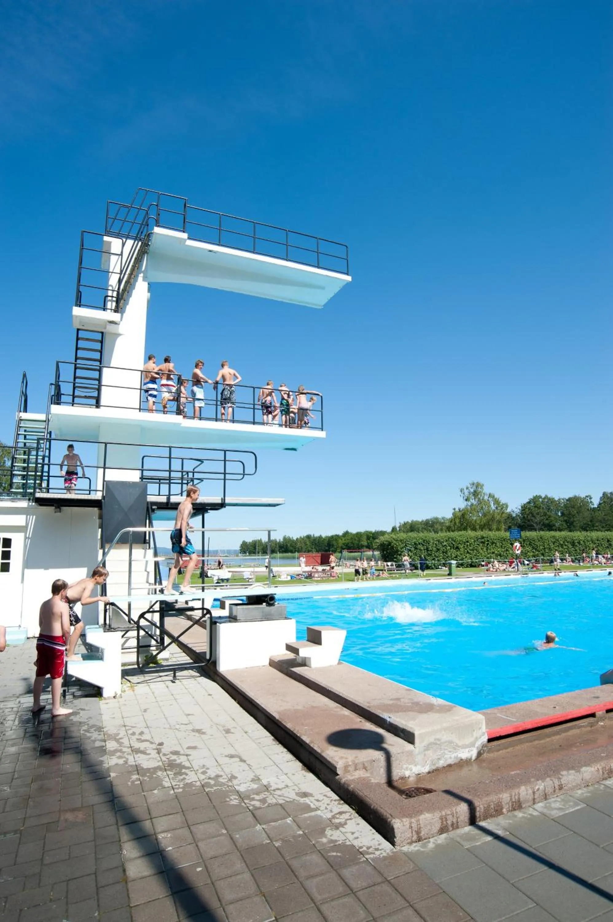 Swimming pool in Kronocamping Lidköping