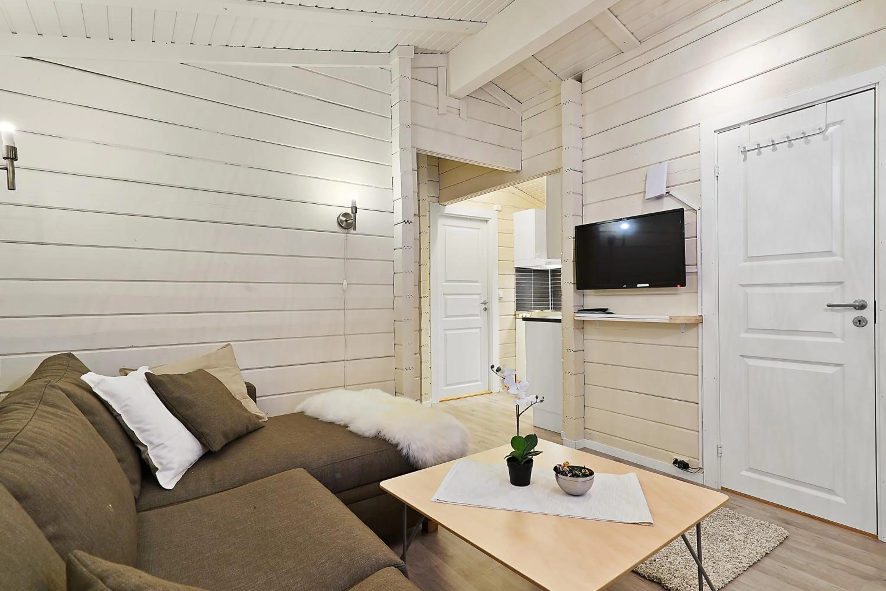 Living room in Tromsø Lodge & Camping