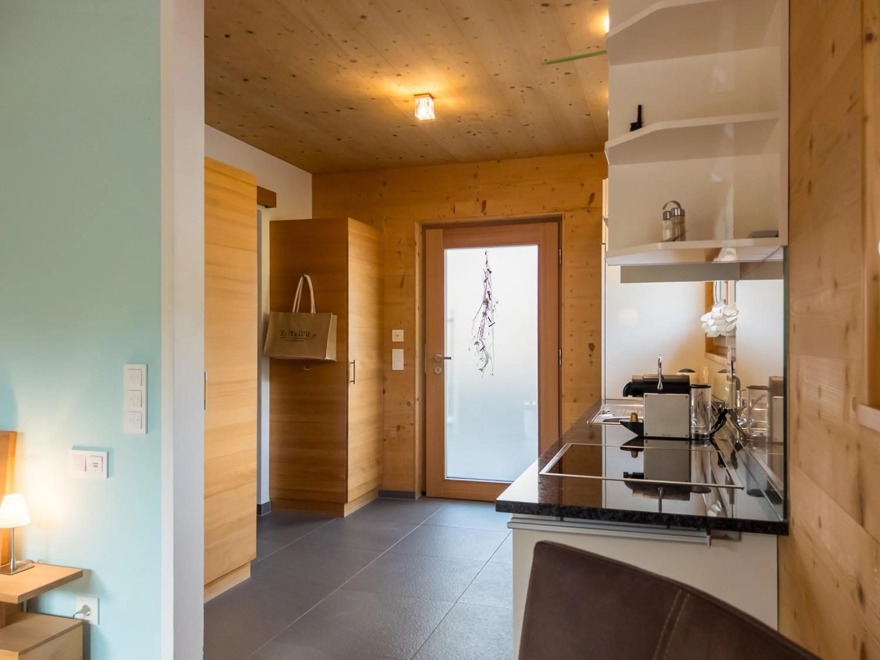 Kitchen or kitchenette in Ferienwohnung Hohe Stein I Wellnessbereich I Schwarzwald I ZeiTraum