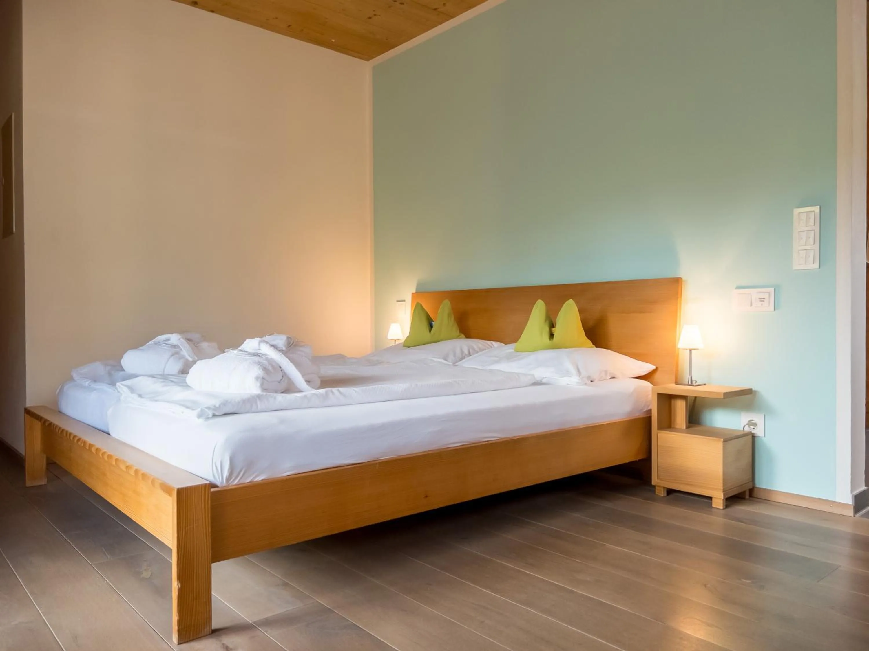Bed in Ferienwohnung Hohe Stein I Wellnessbereich I Schwarzwald I ZeiTraum