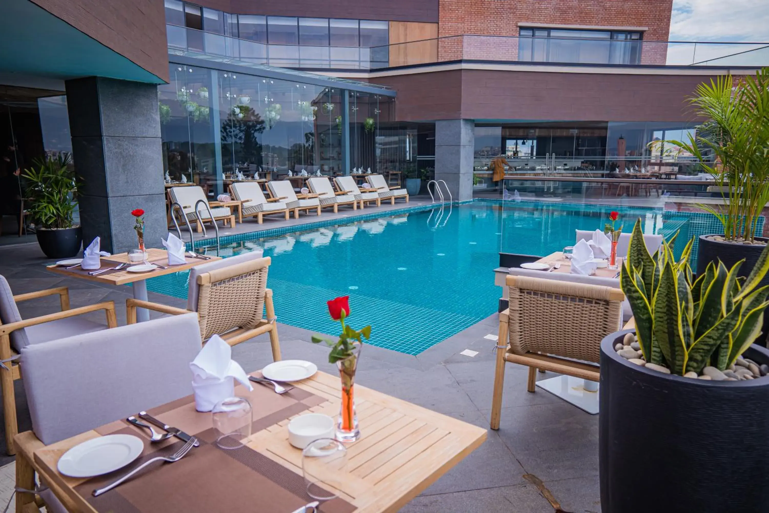 Pool view in Hotel Barahi Kathmandu Pool view in Hotel Barahi Kathmandu