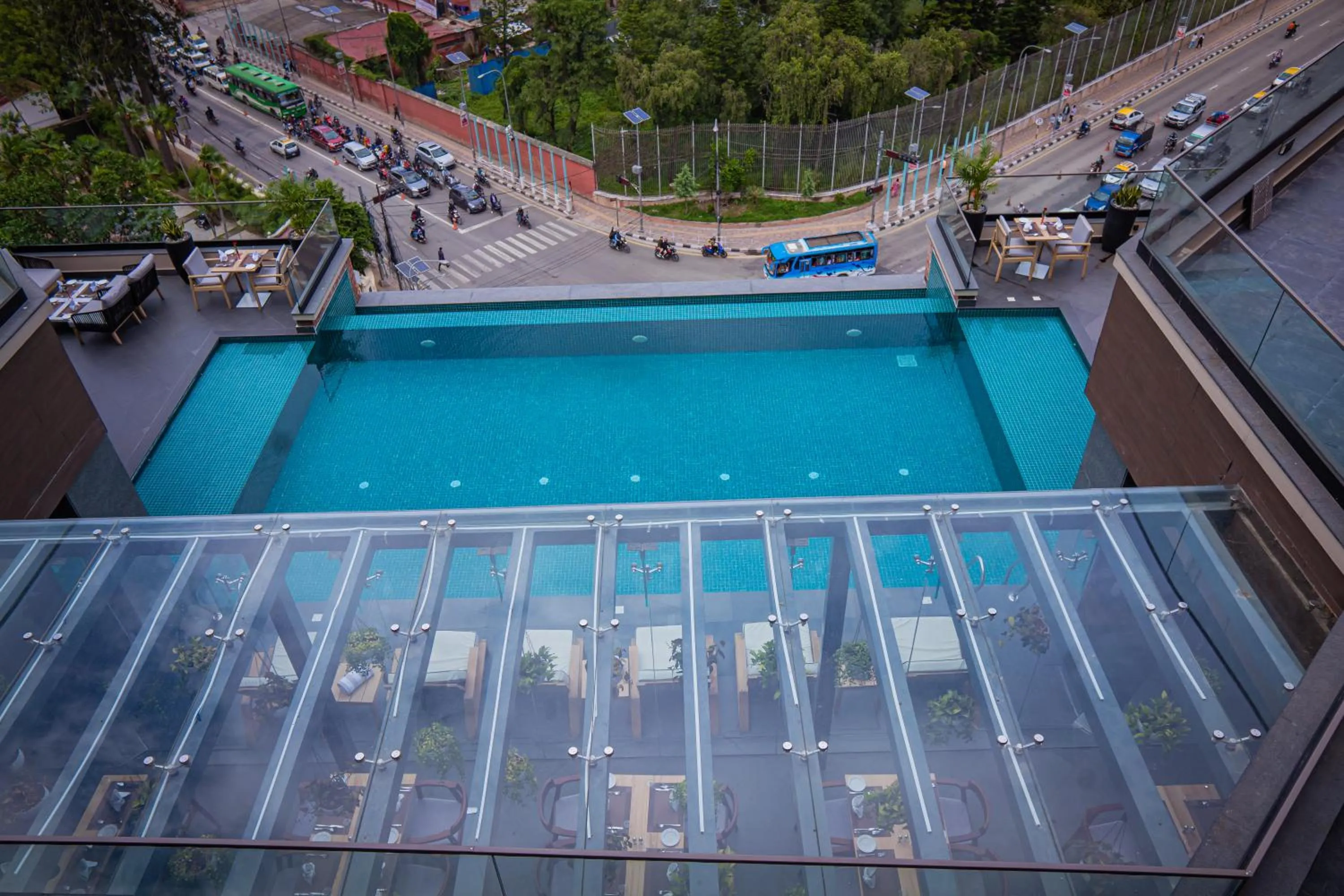 Swimming pool in Hotel Barahi Kathmandu