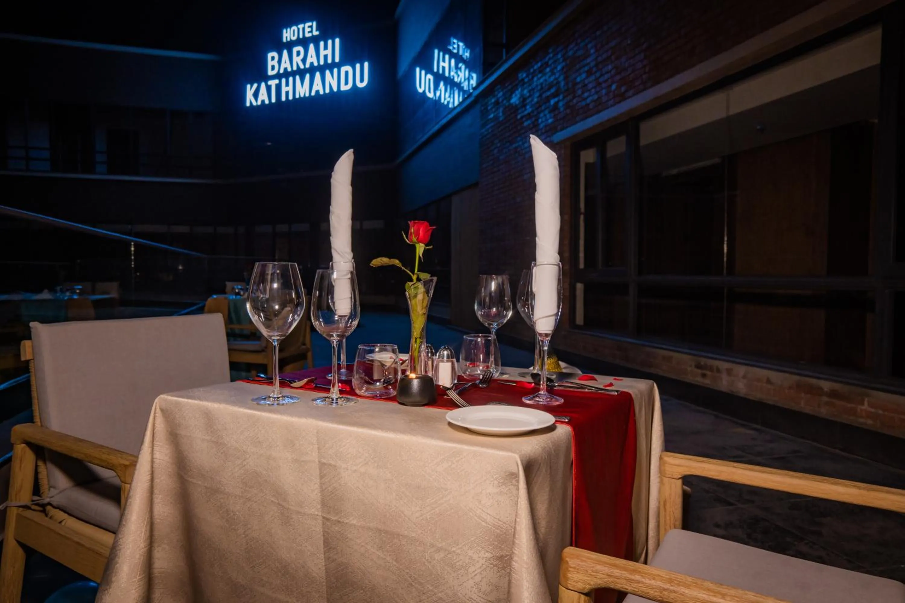 Dining area in Hotel Barahi Kathmandu
