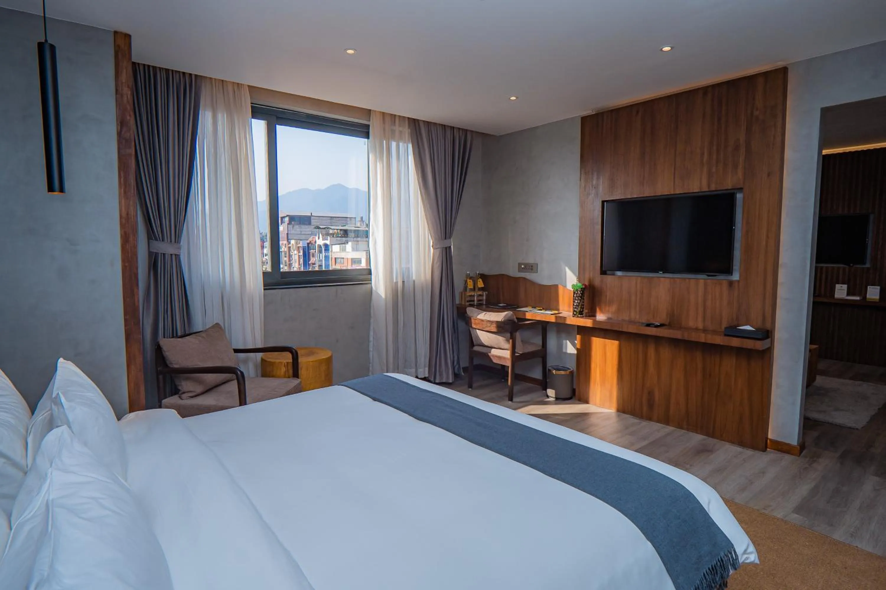 Bed in Hotel Barahi Kathmandu