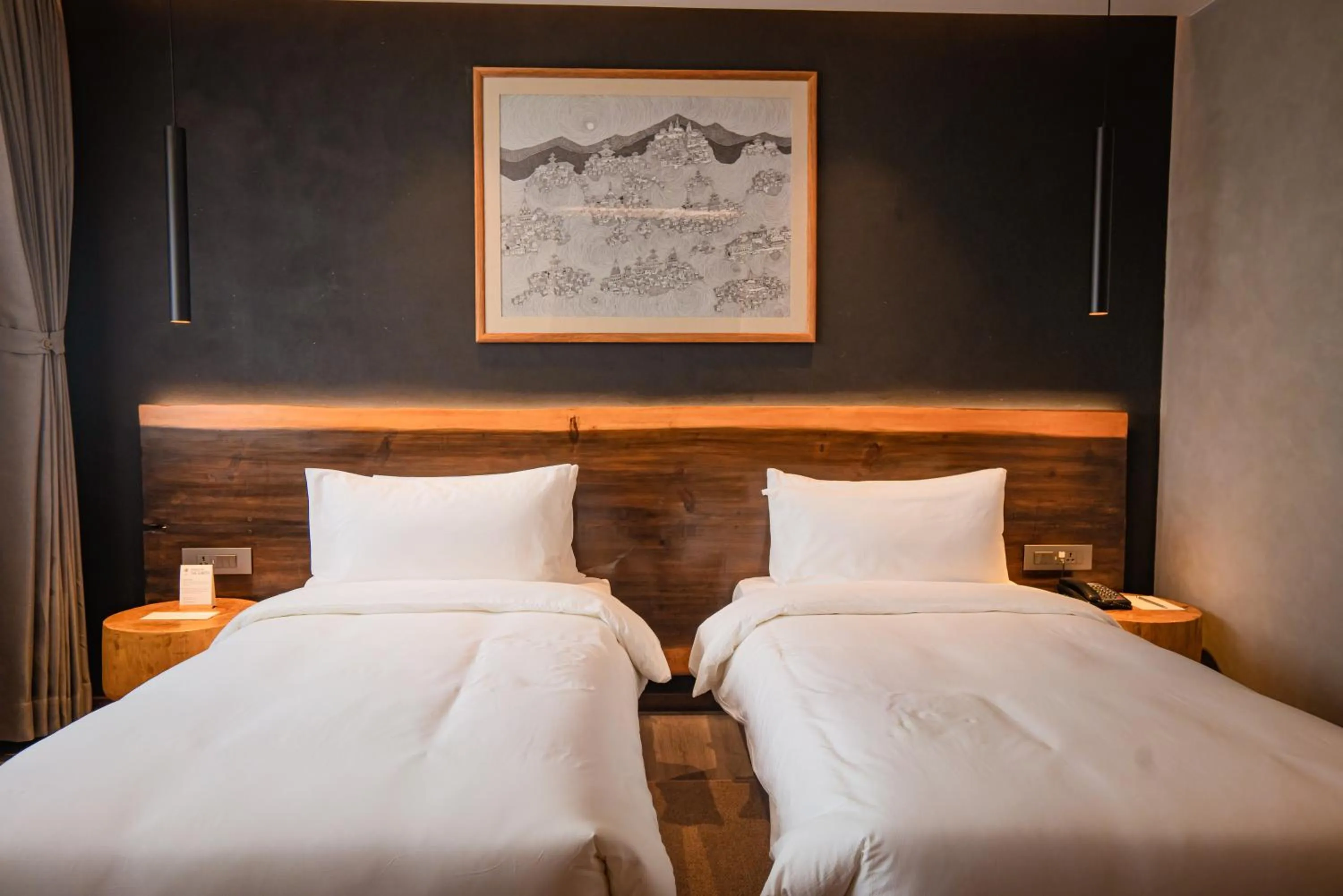 Bed in Hotel Barahi Kathmandu