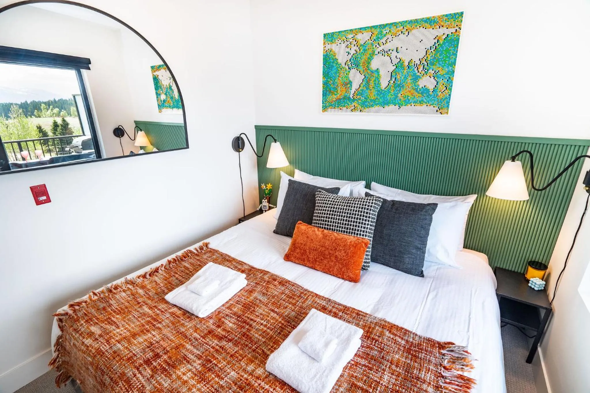 Bed in The Ski Shanty by Revelstoke Vacations