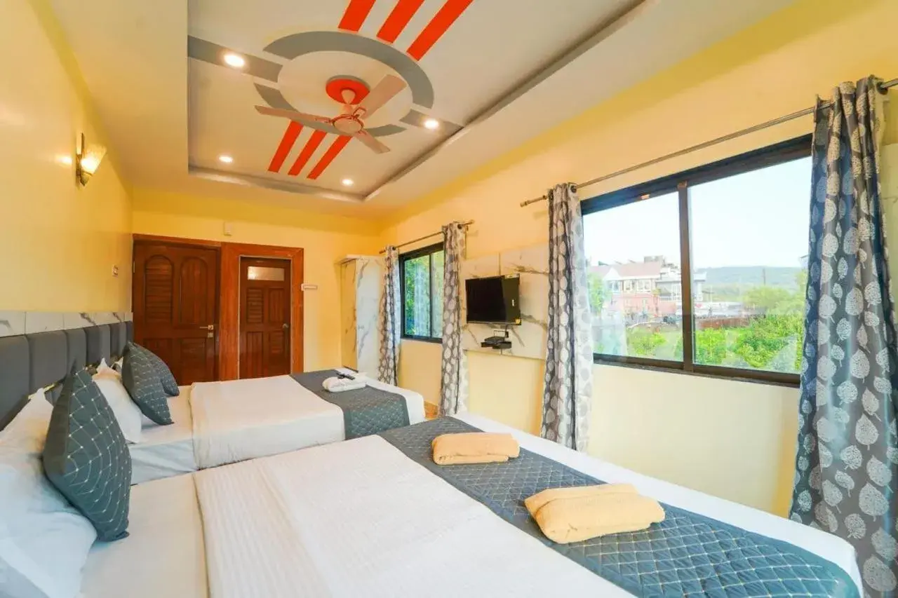 Bed in Saanjh Riverside Resort Bed in Saanjh Riverside Resort