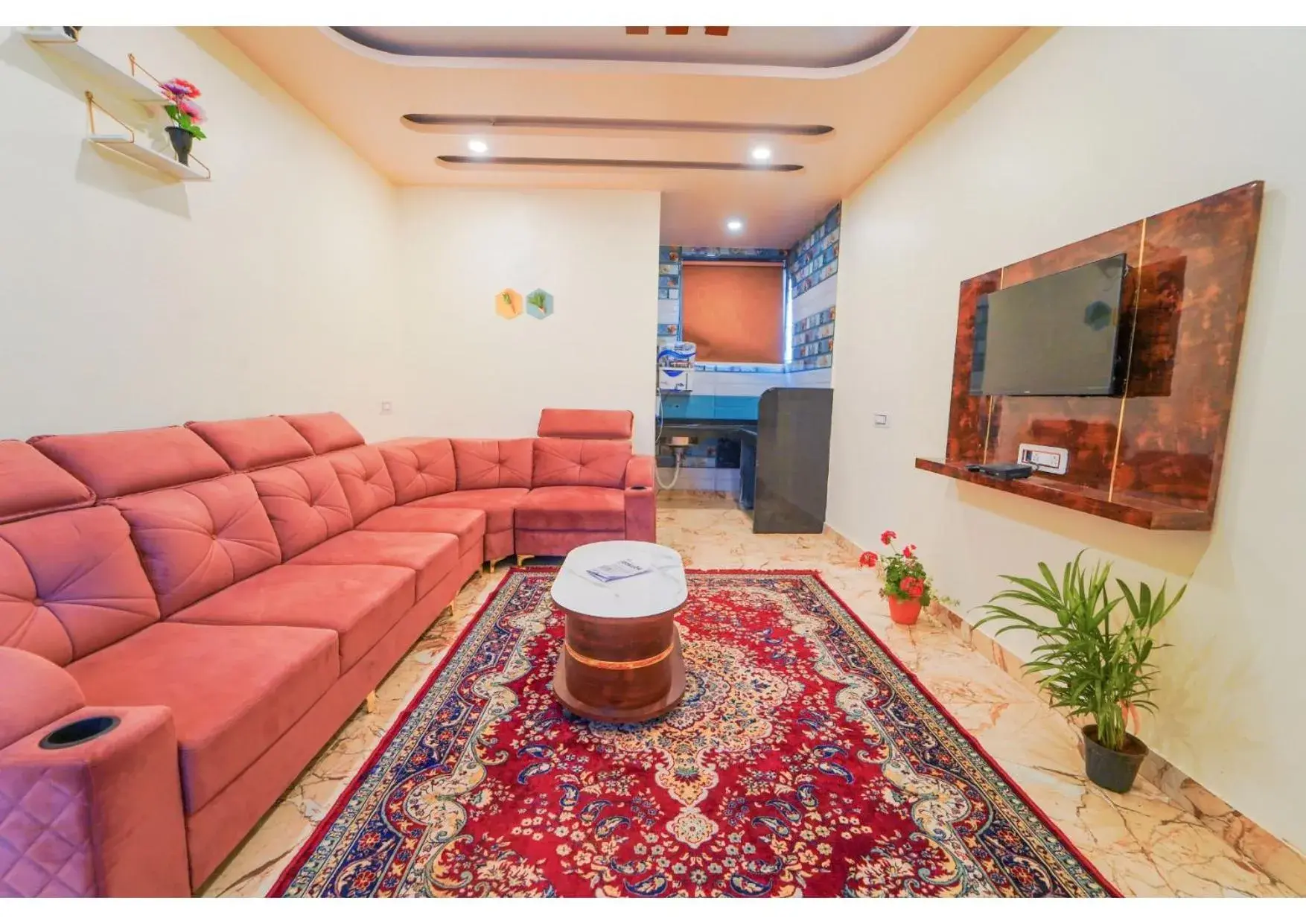 Living room in Saanjh Riverside Resort Living room in Saanjh Riverside Resort