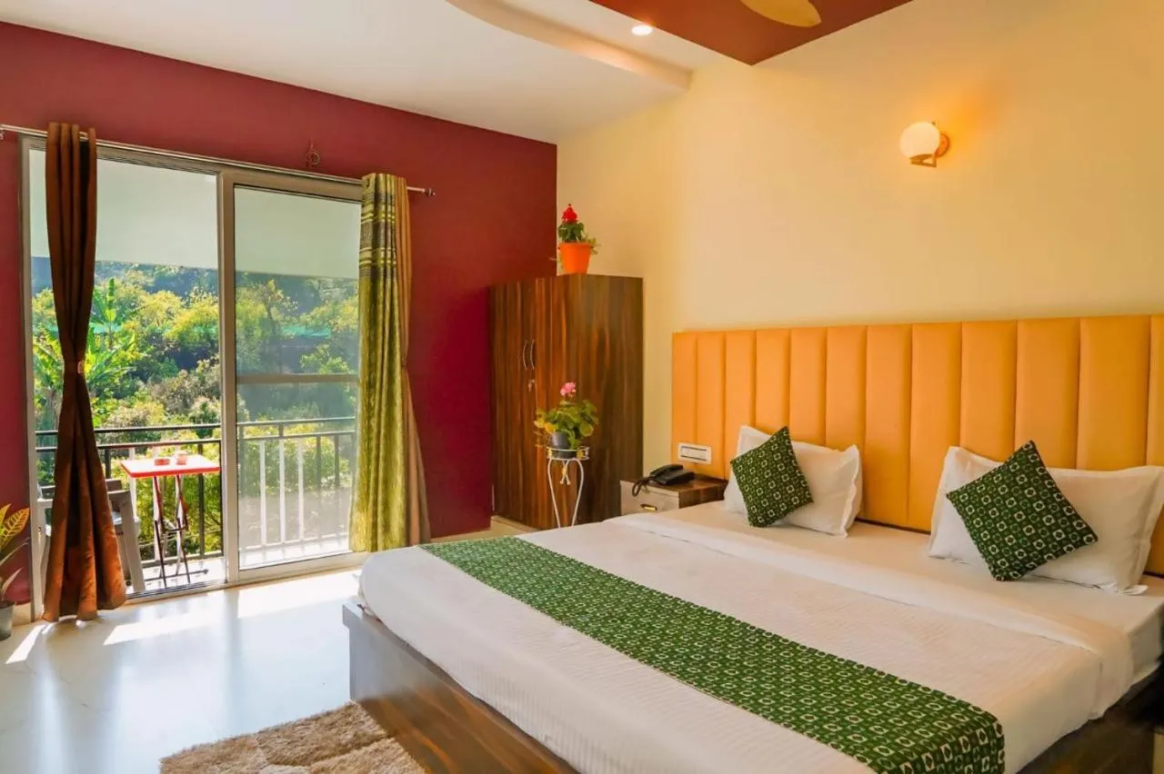View (from property/room), Bed in Saanjh Riverside Resort