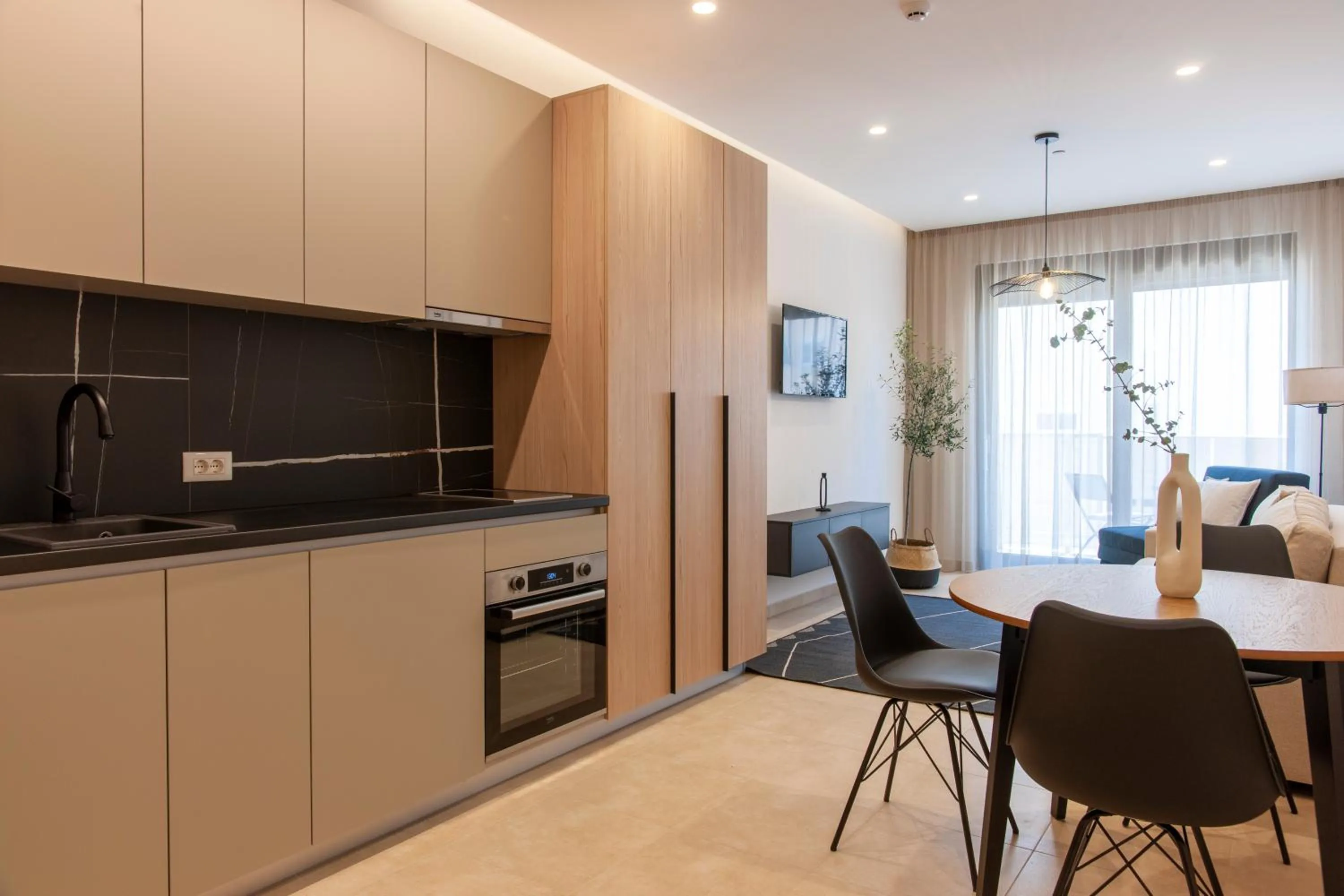Kitchen or kitchenette in Soho Suites
