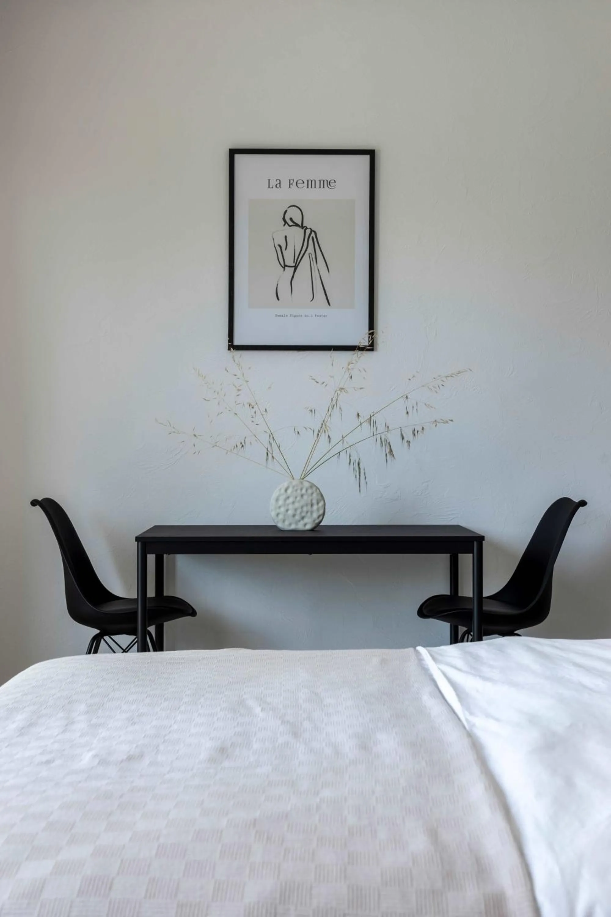 Decorative detail, Bed in Soho Suites