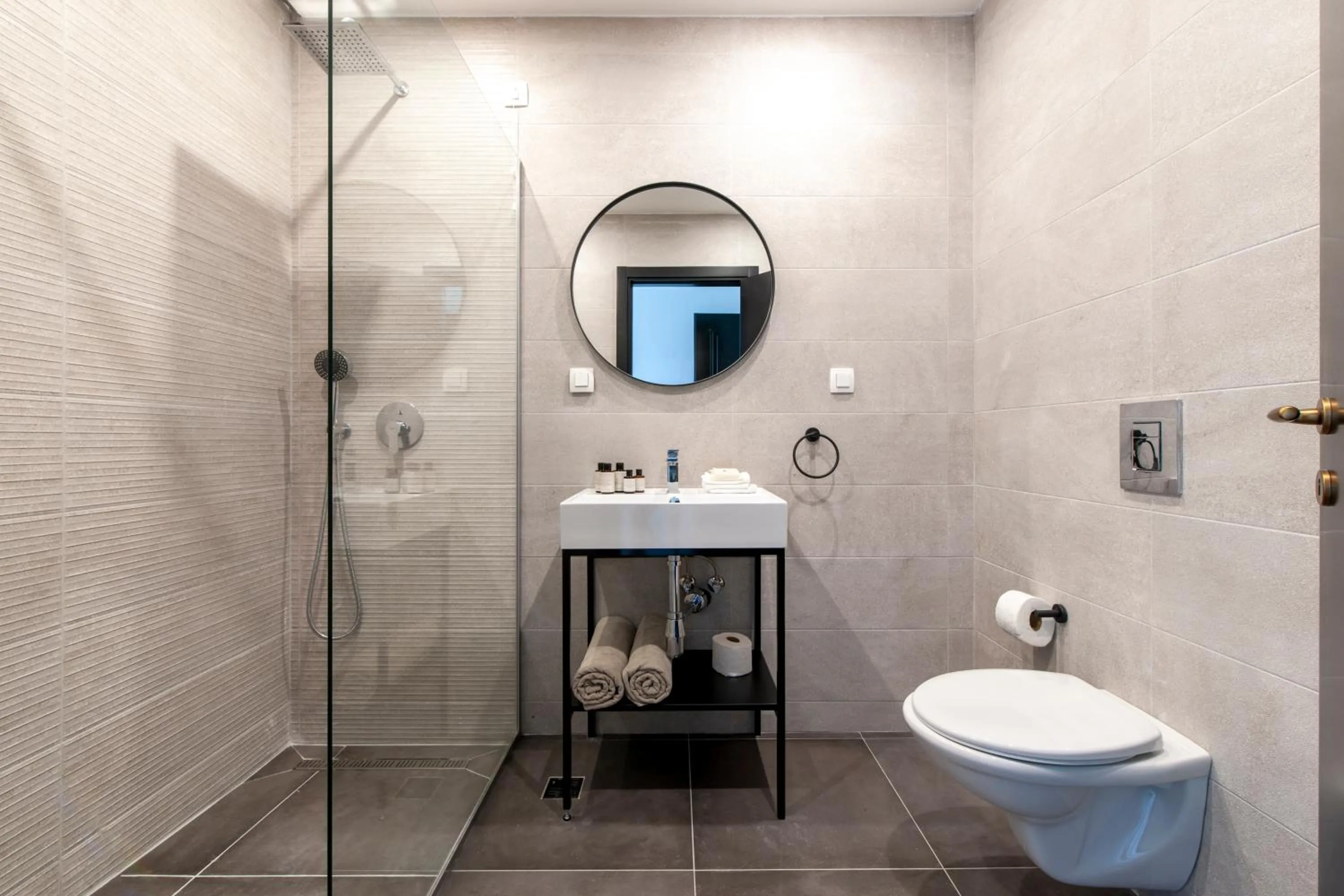 Shower in Soho Suites