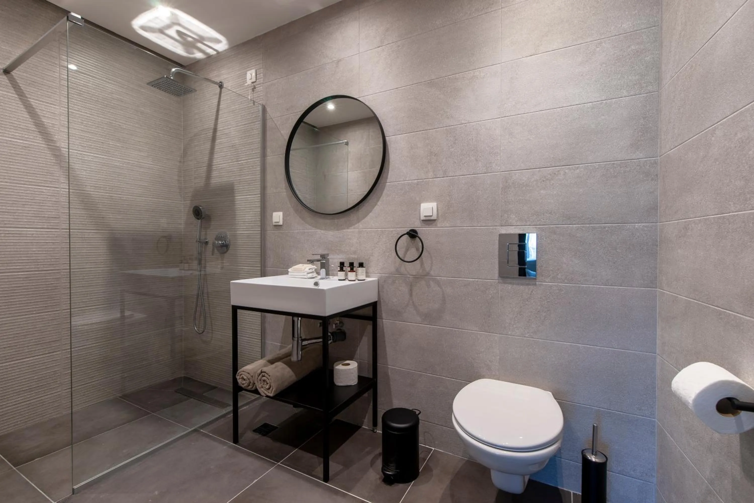 Shower in Soho Suites