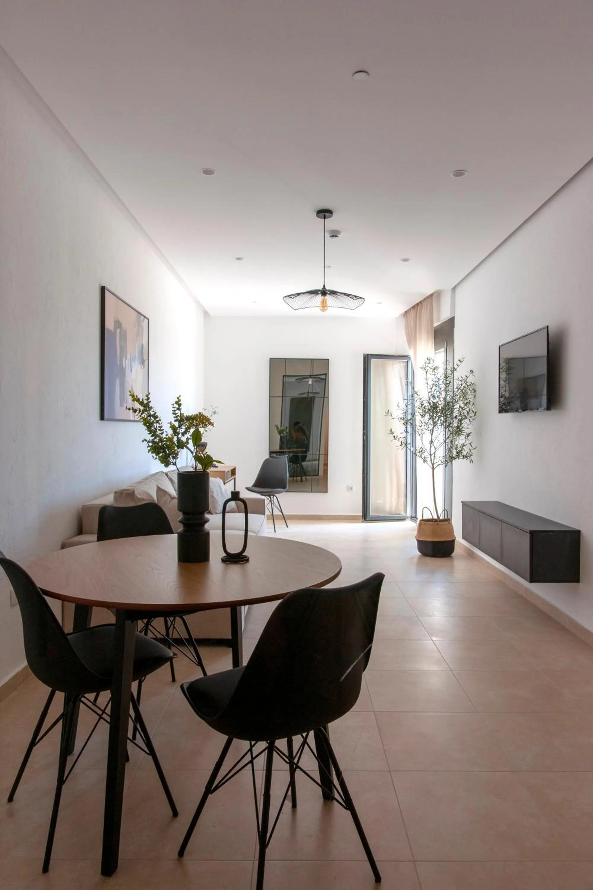 Living room in Soho Suites