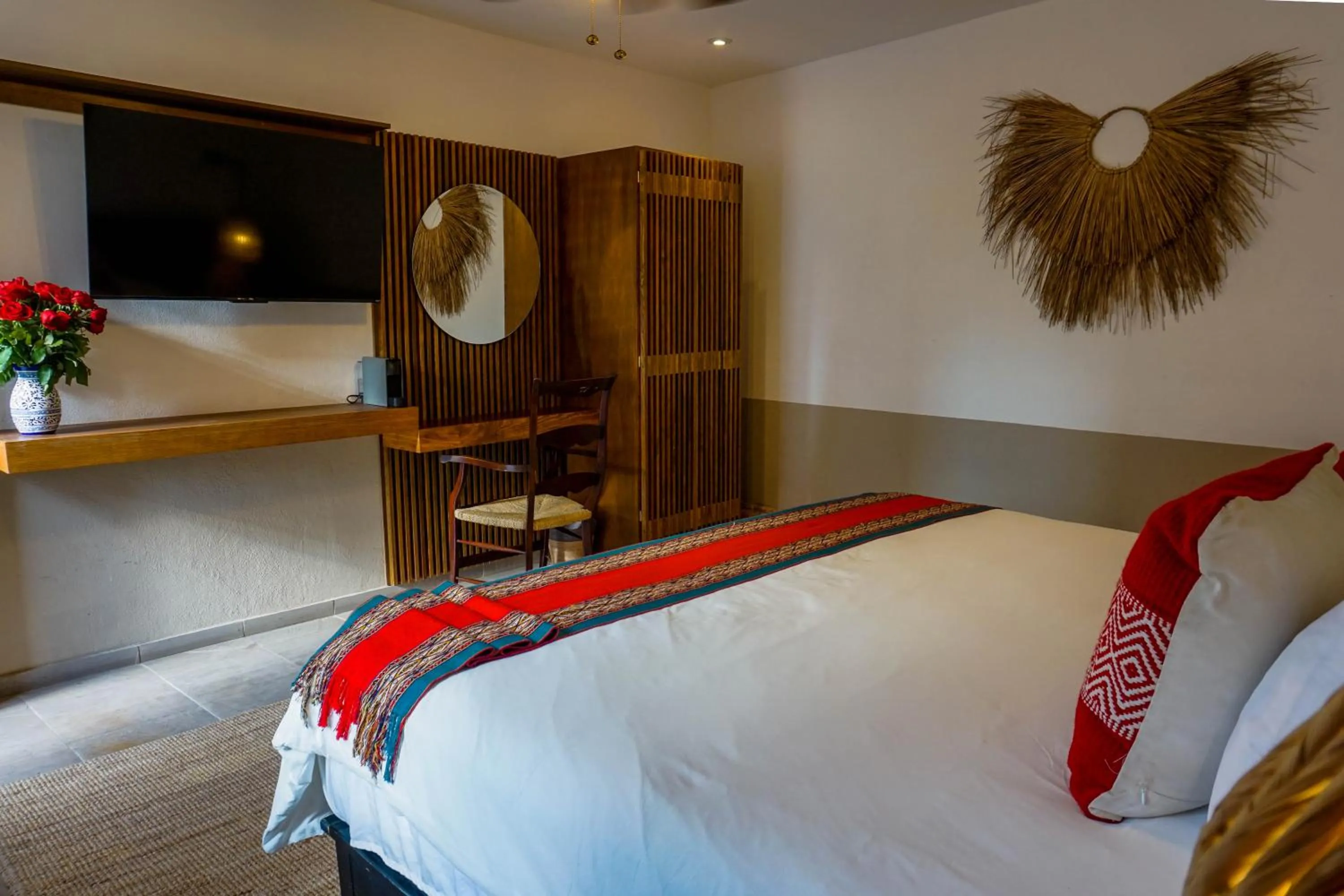 Bed in Casa Yuca Hotel Boutique