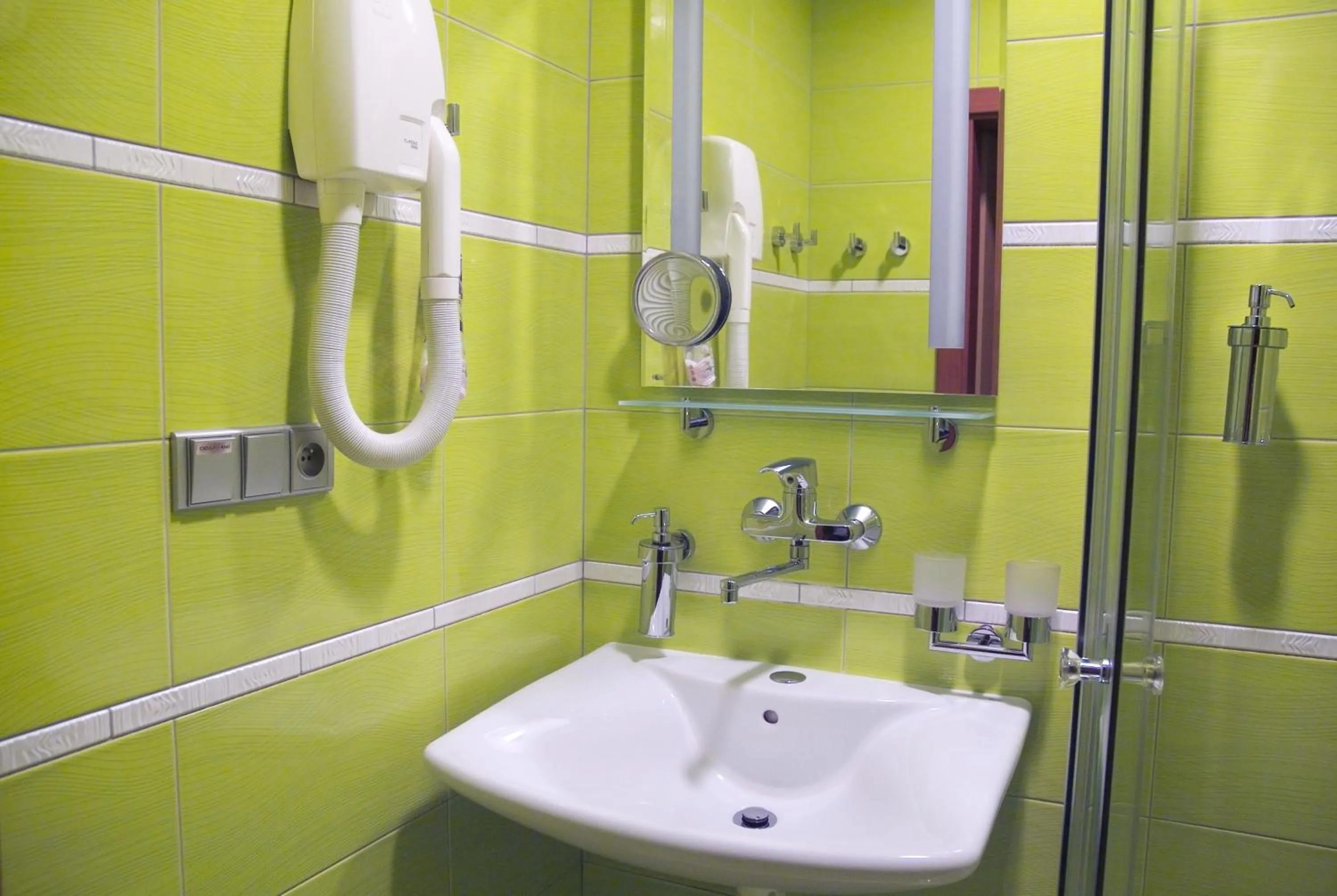 Bathroom in Penzion U Splavu