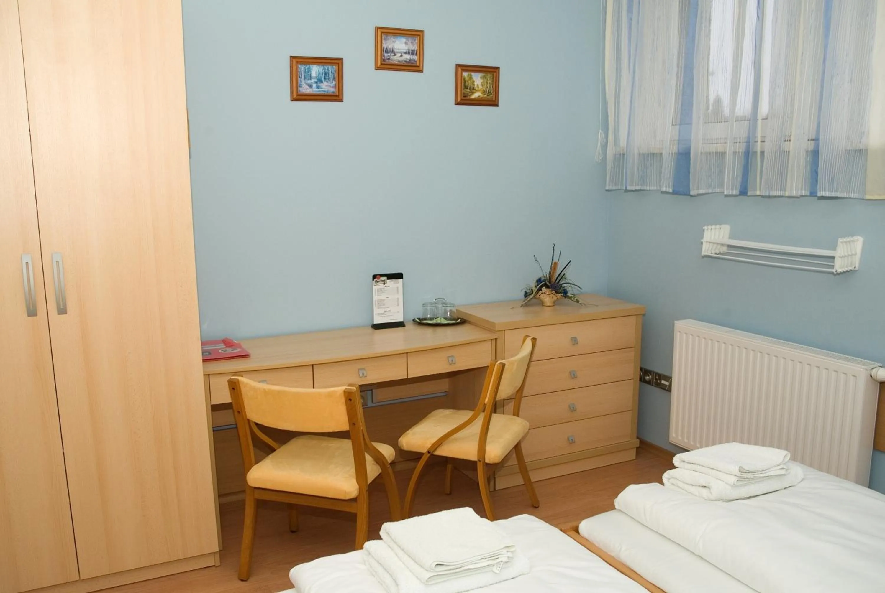Seating area, Bed in Penzion U Splavu