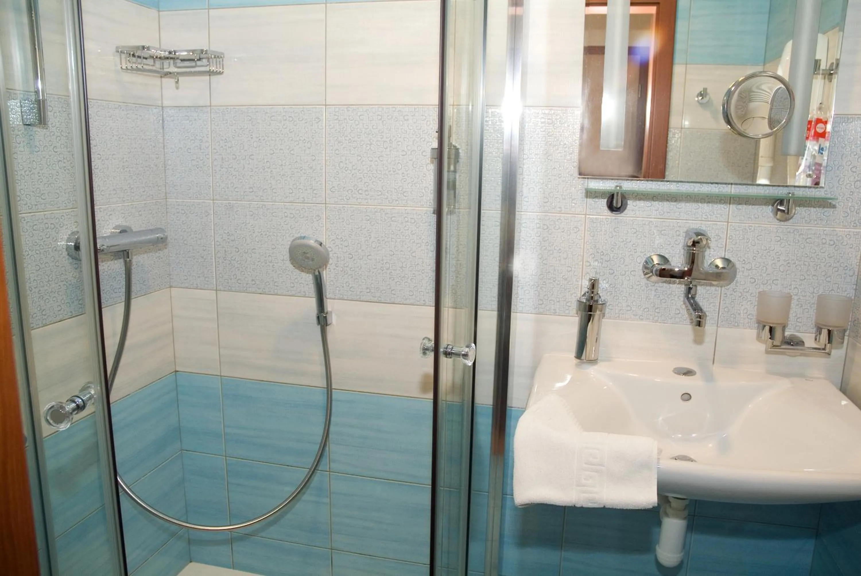 Bathroom in Penzion U Splavu