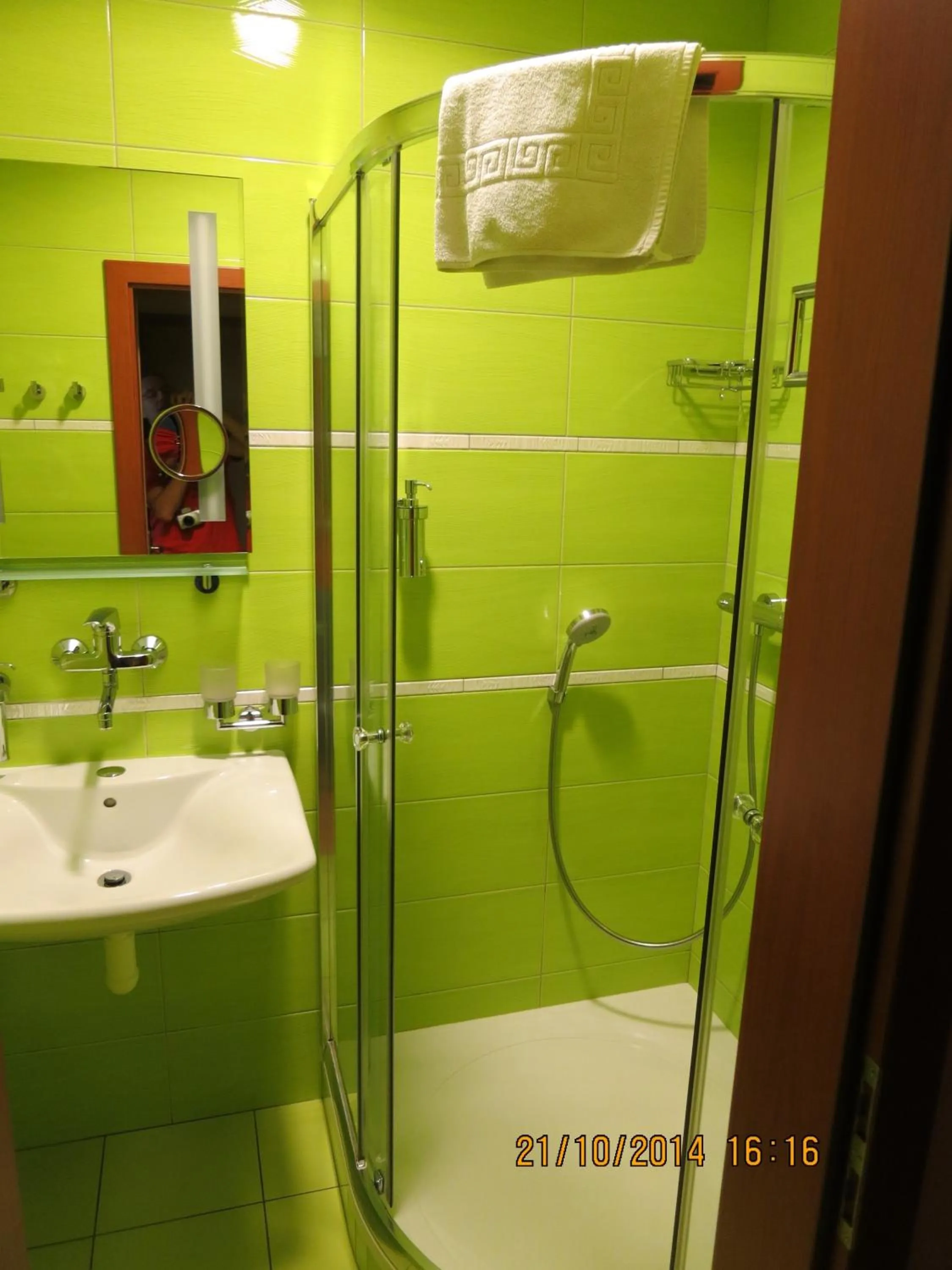 Bathroom in Penzion U Splavu