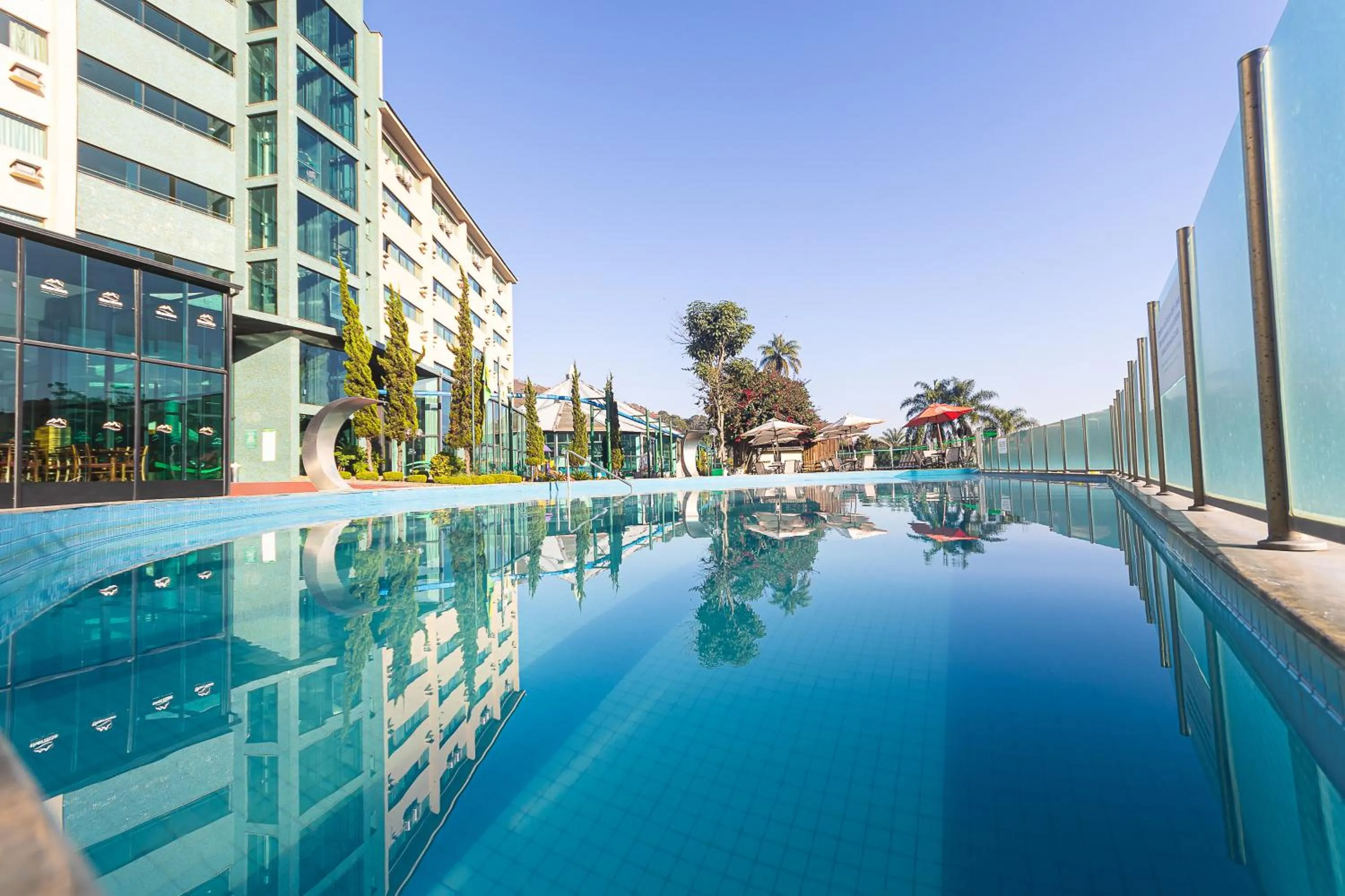 Pool view in Thermas All Inclusive Resort Poços de Caldas By Nacional Inn