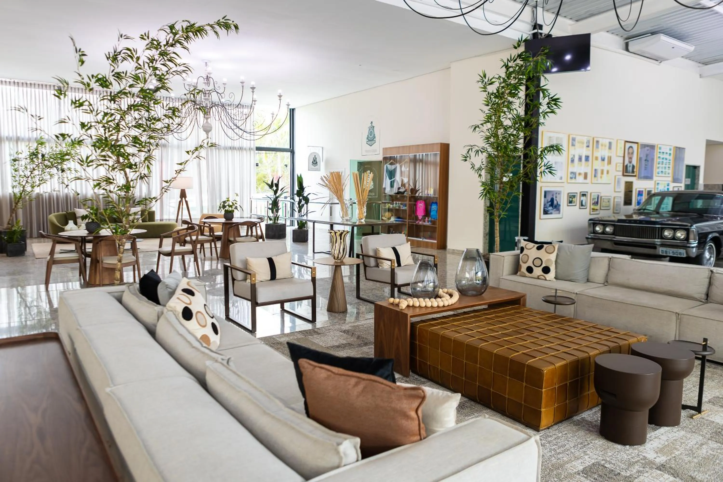 Lobby or reception in Thermas All Inclusive Resort Poços de Caldas By Nacional Inn