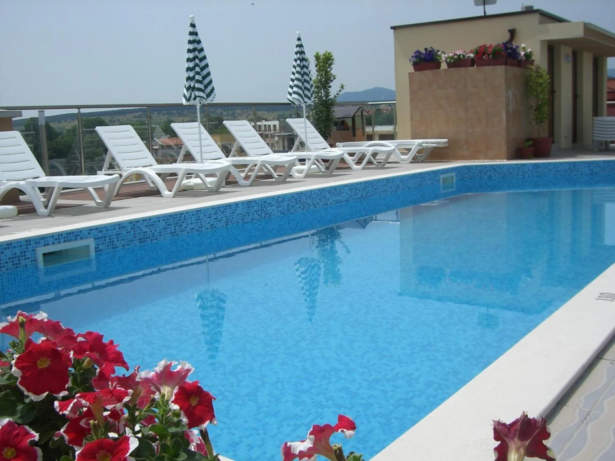 Swimming pool in Apartments in Relax Complex Fantasy