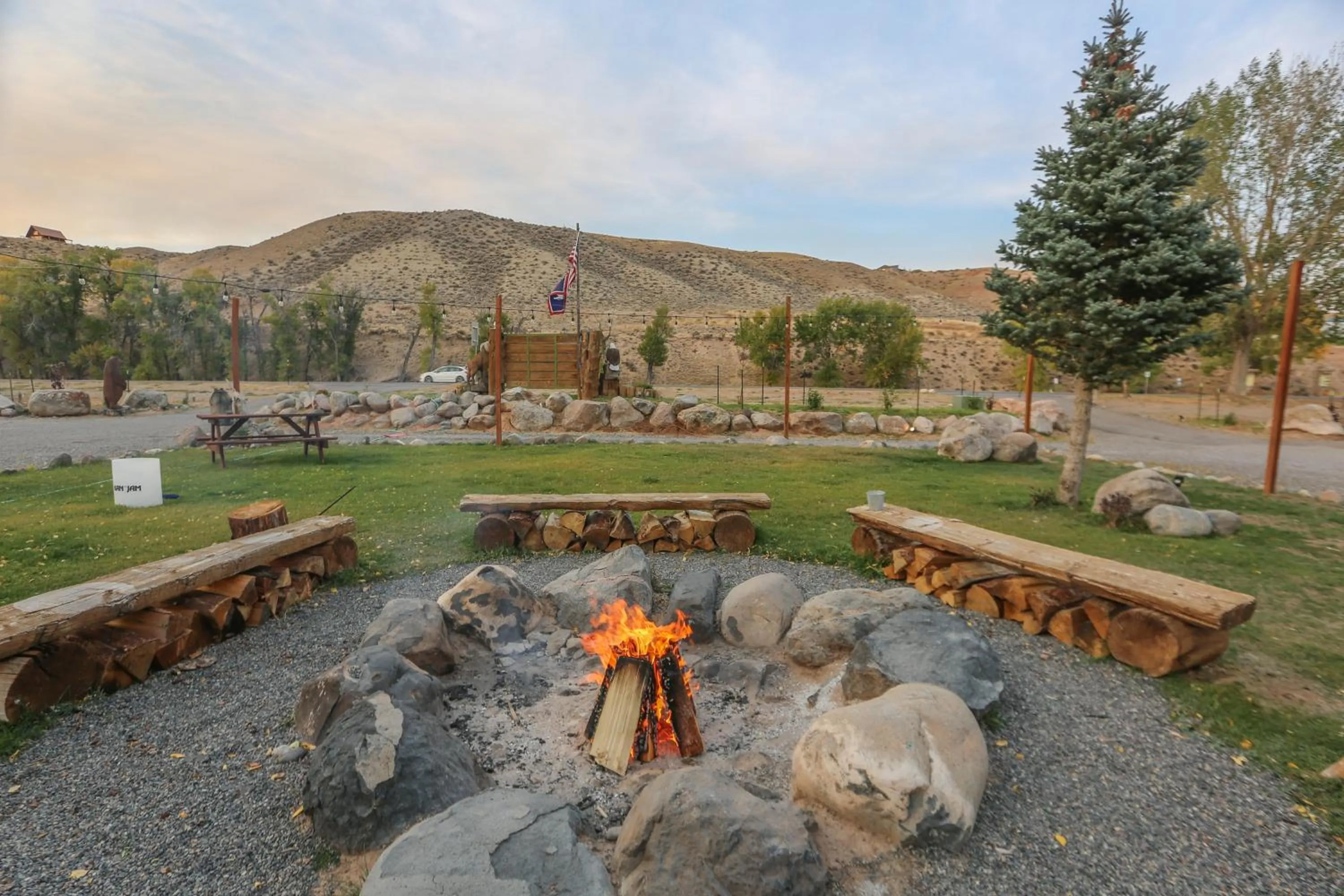 Natural landscape in Chinook Winds Lodge