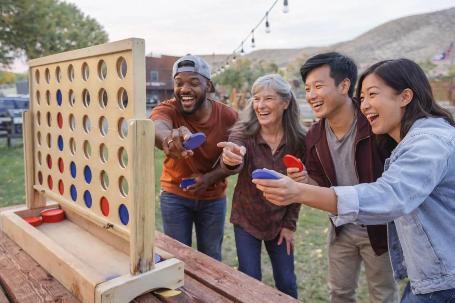 Children play ground in Chinook Winds Lodge
