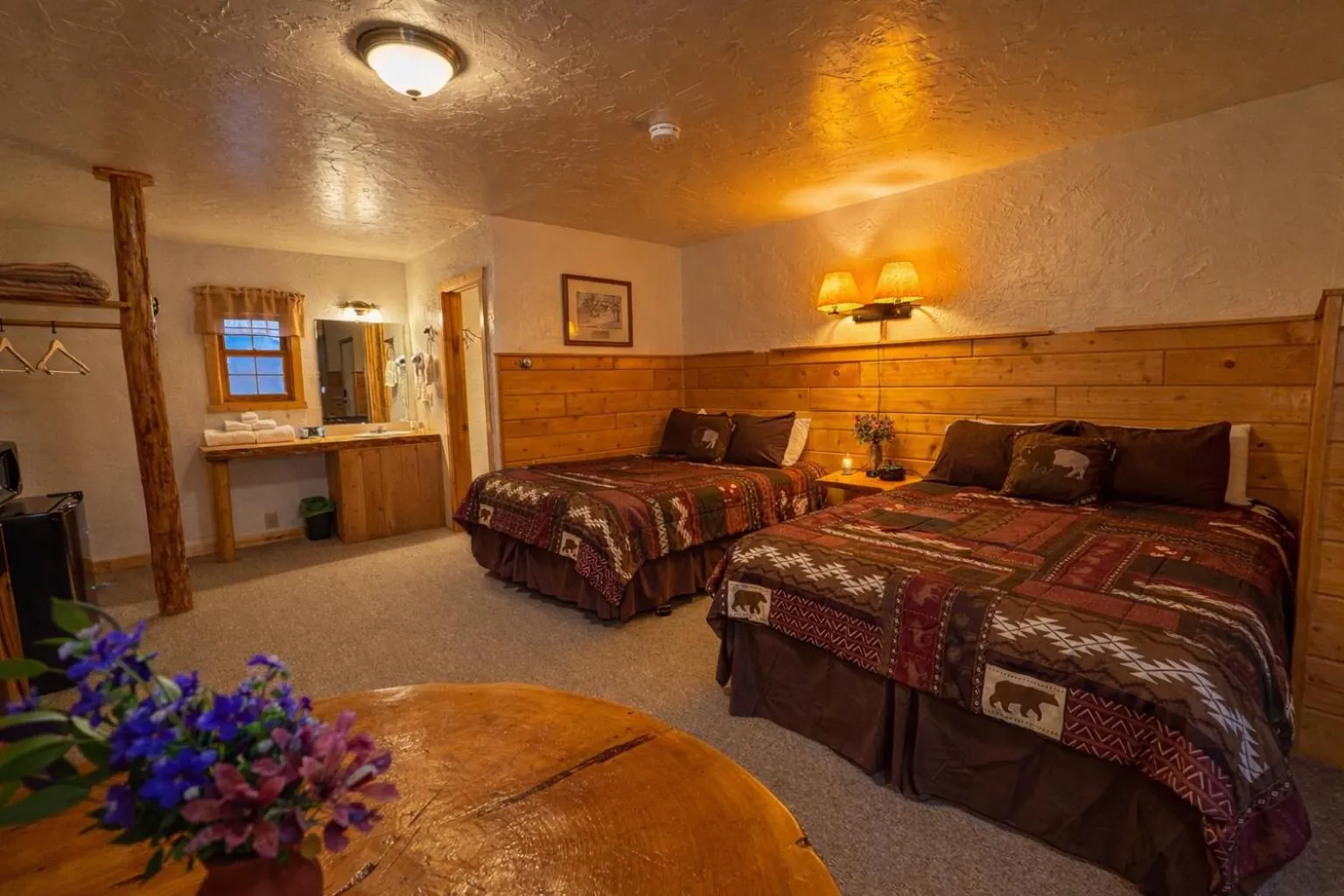 Bed in The Amoretti Hotel