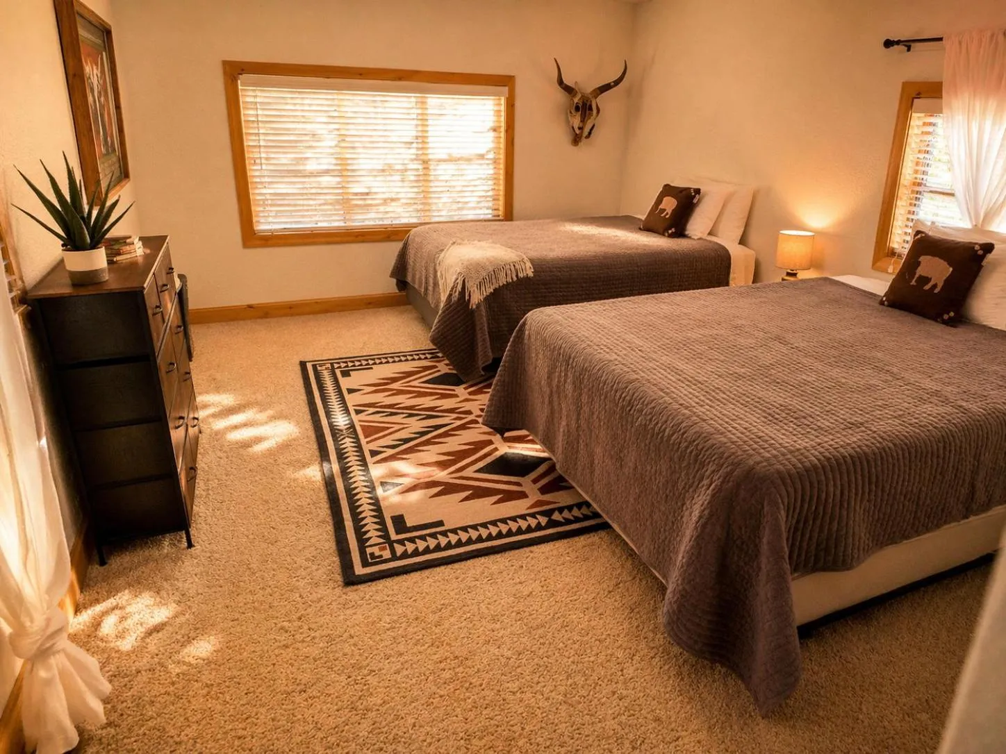 Bed in The Amoretti Hotel