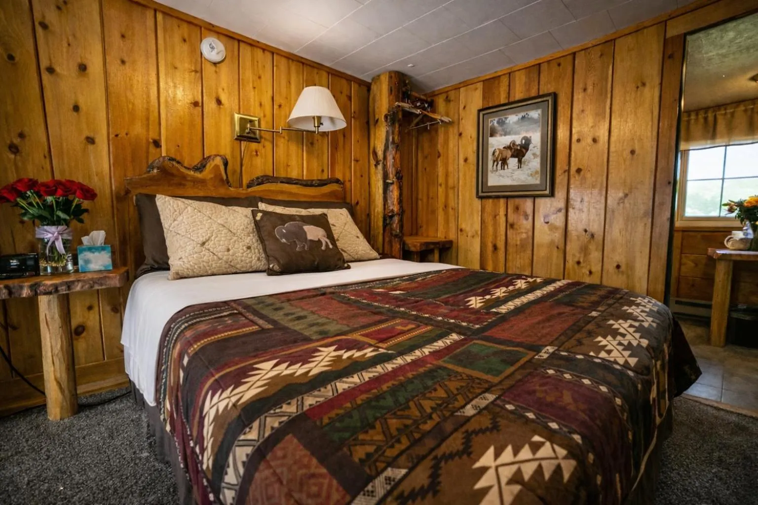 Bed in The Amoretti Hotel